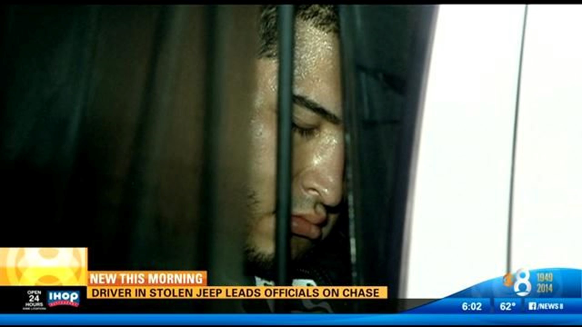 Suspected car thief in custody after chase | cbs8.com