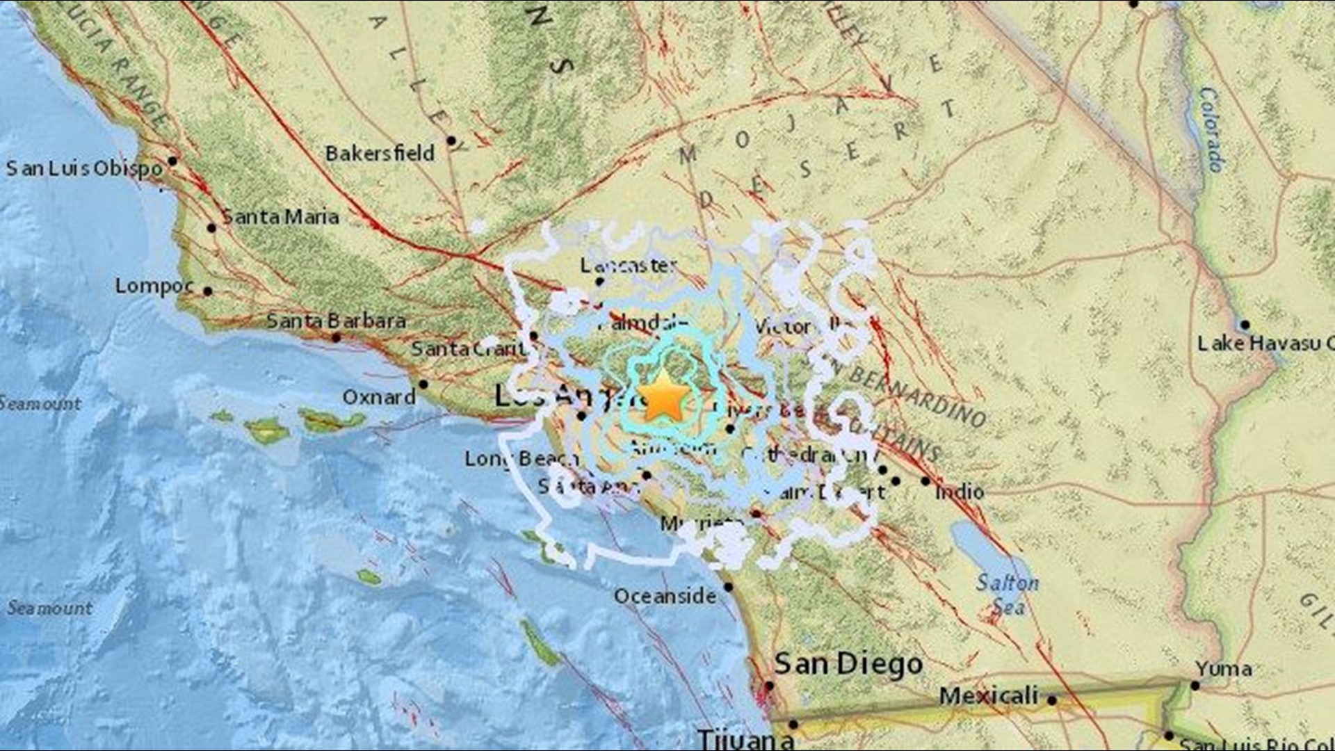 Magnitude 4.4 earthquake hits in Los Angeles County, felt in San Diego ...