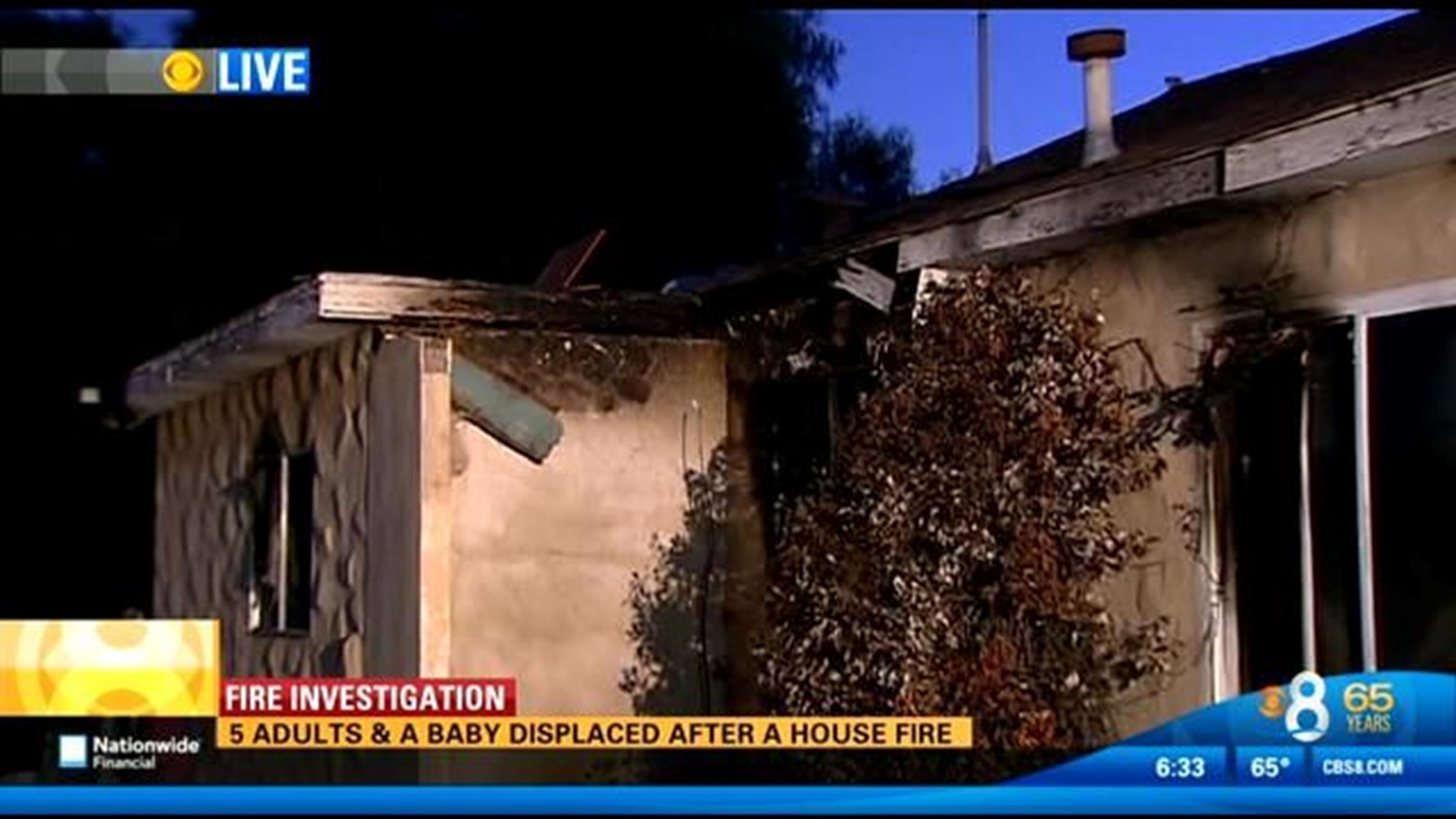 6 displaced after Egger Highlands house fire | cbs8.com