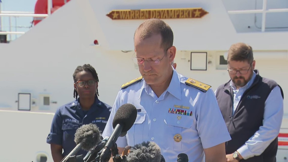 US Coast Guard ROV discovered tail cone, debris of missing sub near ...
