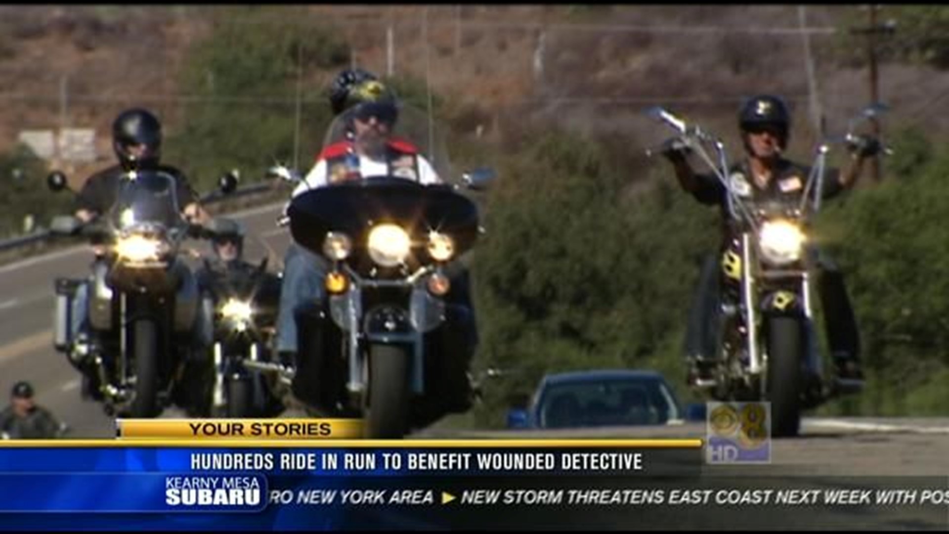 Benefit motorcycle ride to raise funds for wounded deputy | cbs8.com