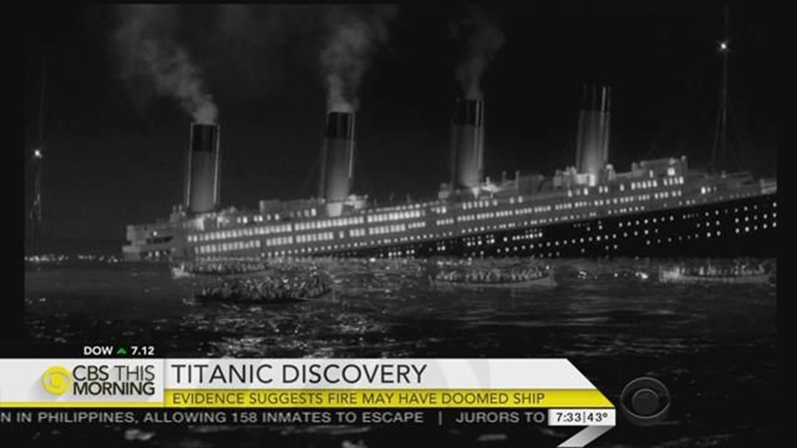 Titanic discovery suggests fire may have doomed ship | cbs8.com