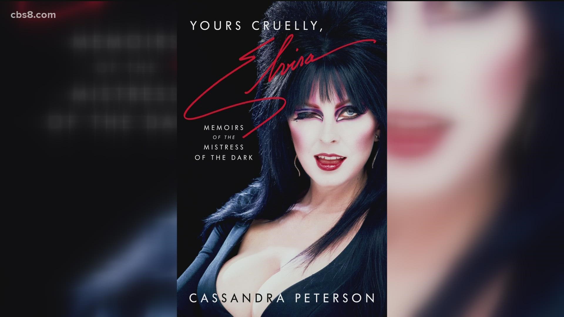 Cassandra Peterson releases new memoir, "Yours Cruelly, Elvira" out now.