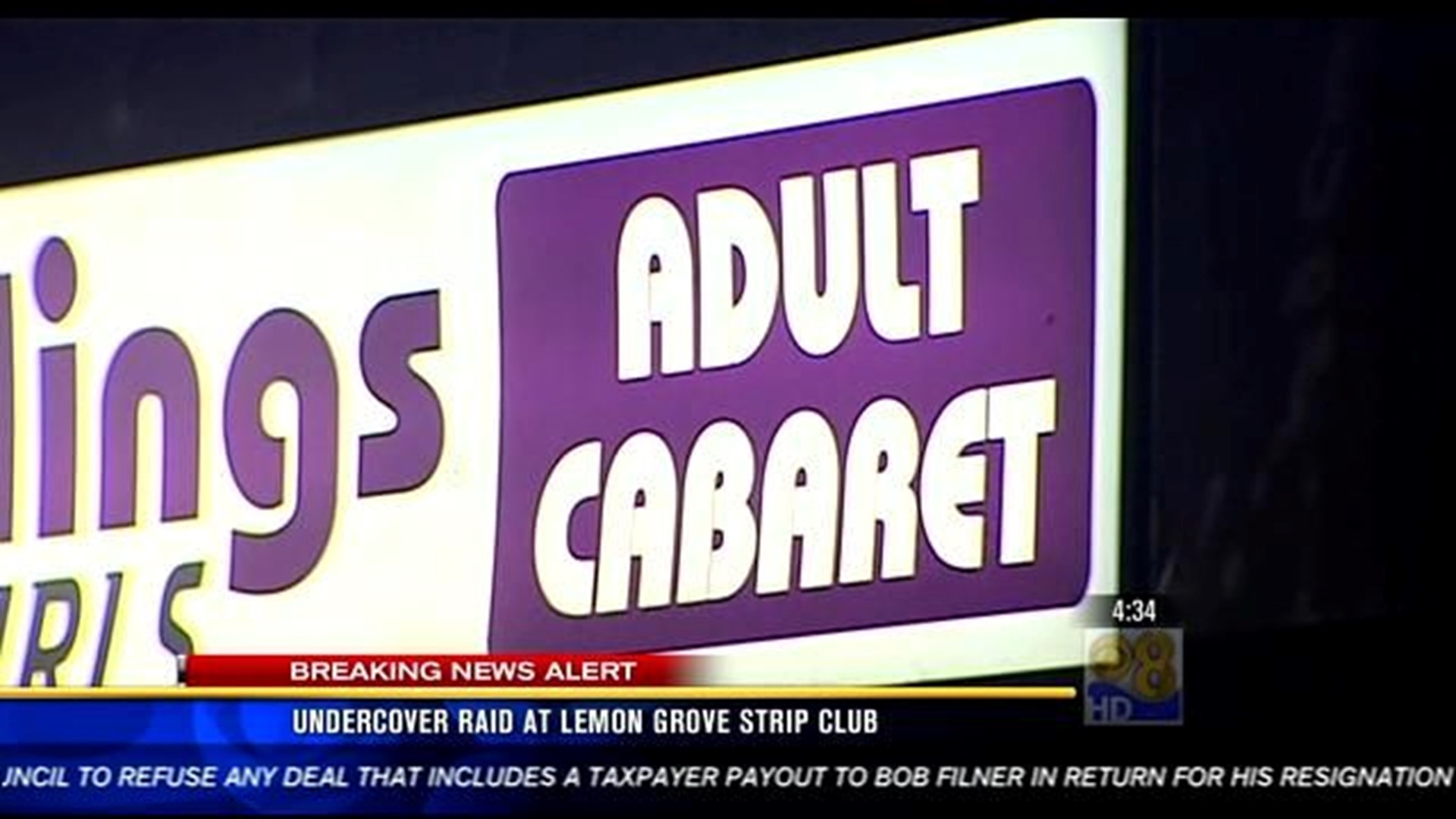 Undercover raid at Lemon Grove strip club