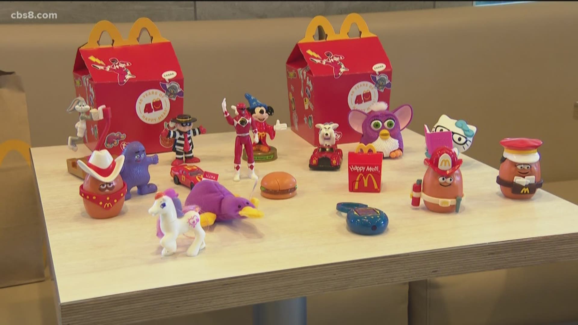 McDonald's throwing it back with toys from past decades