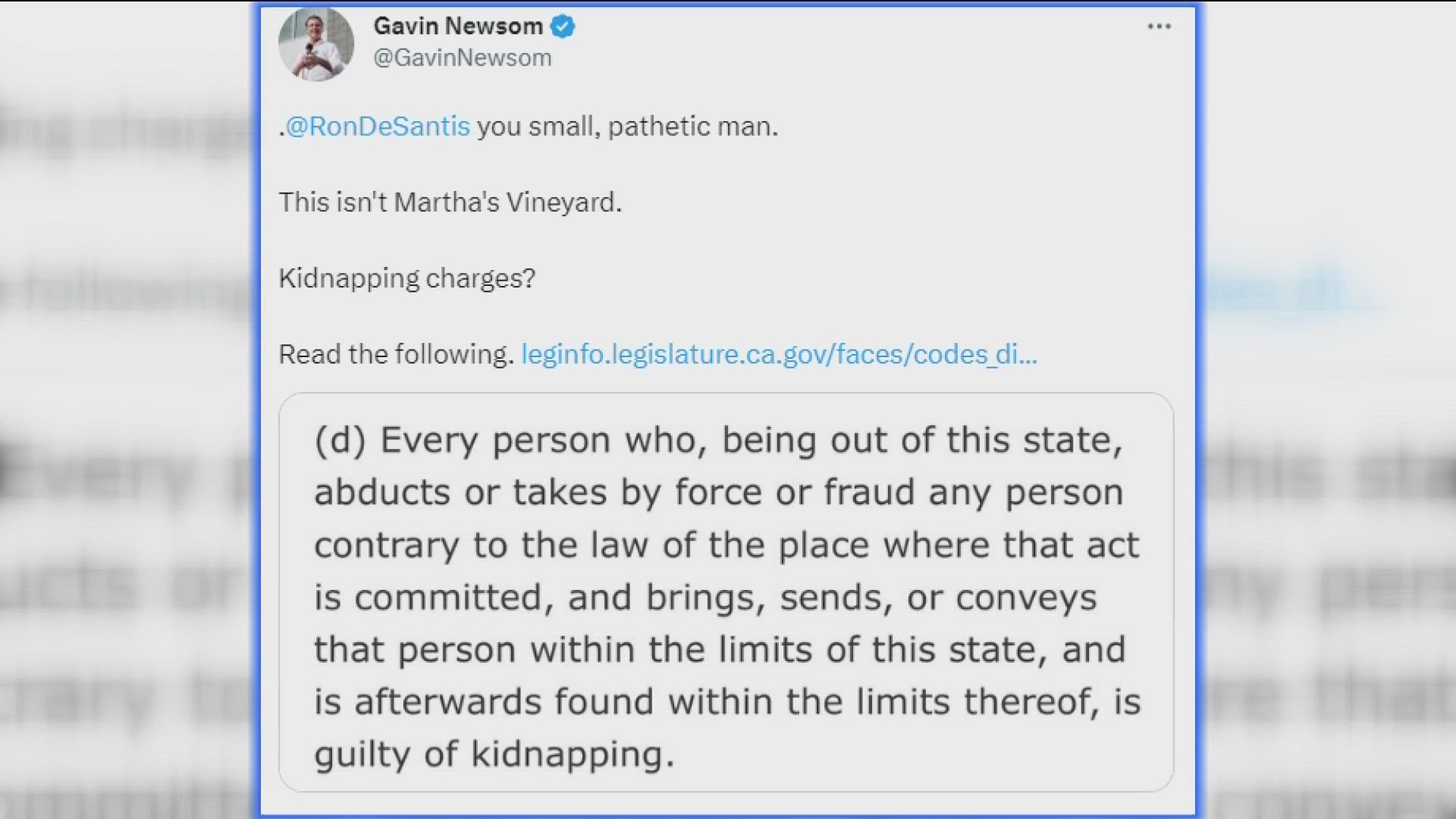 The plane landed around 10:30 a.m. carrying about 20 migrants, and it matches the description provided by the California Attorney General's Office.