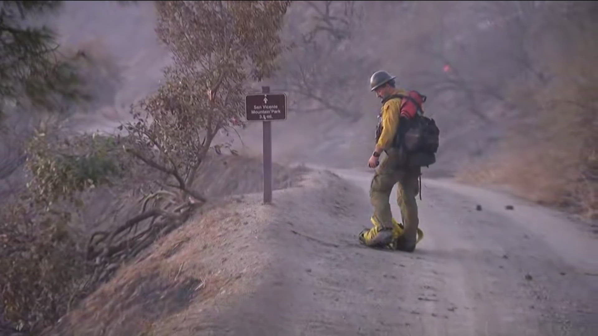 Officials ordered evacuations for residents as the Palisades Fire made its way into Brentwood, burning homes near Mandeville Canyon.