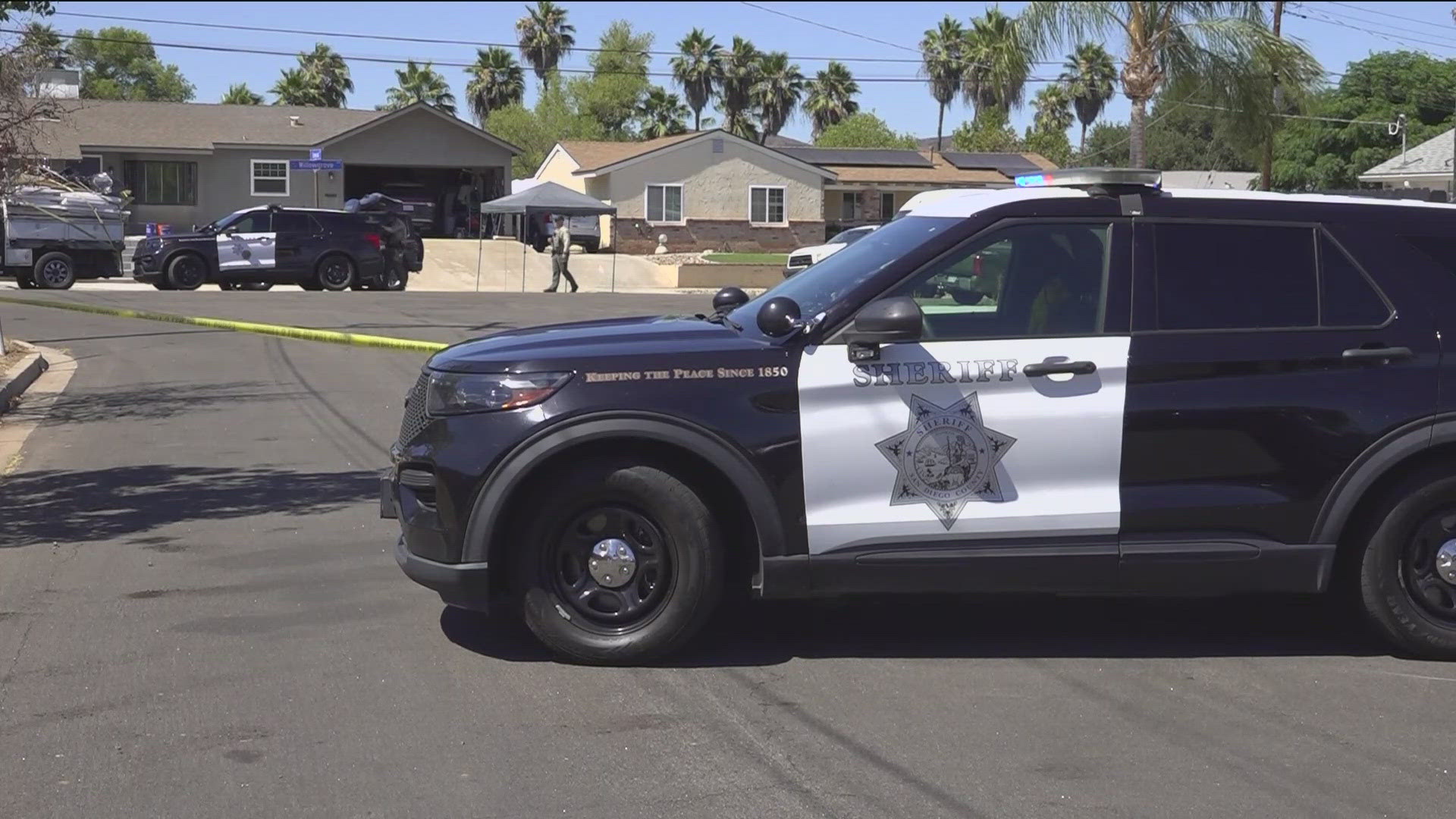 A deputy-involved shooting unfolded in Santee following an hours-long SWAT standoff on Sunday.