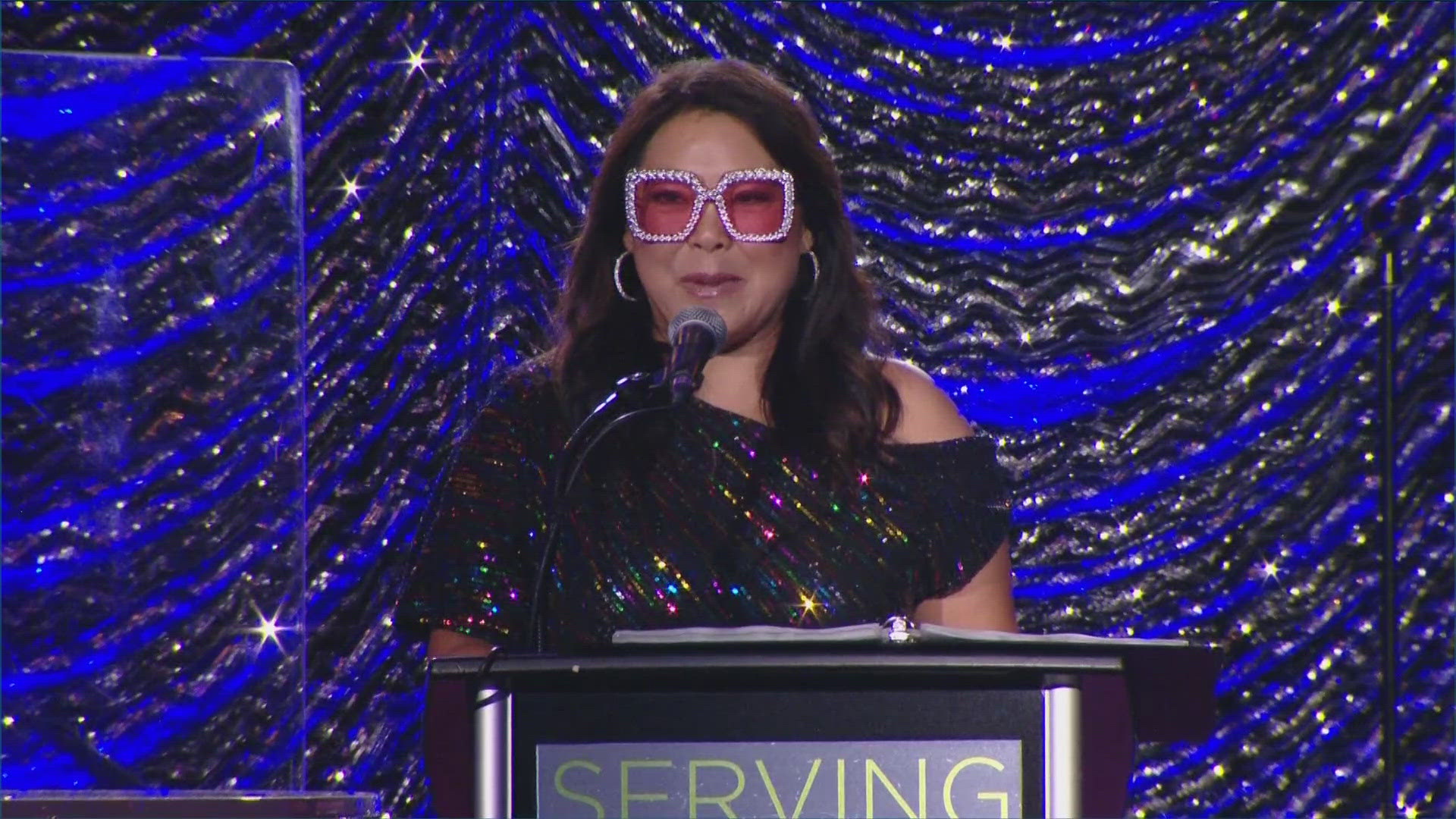 CBS 8's Marcella Lee served as emcee at the Elton John-themed event. The money raised will support the org's mission in helping hundreds of San Diegans.