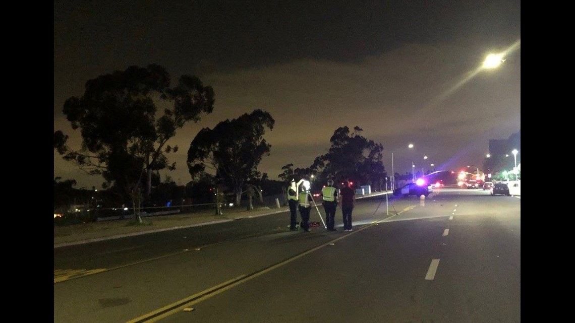 Pedestrian struck and killed by a San Diego police car | cbs8.com