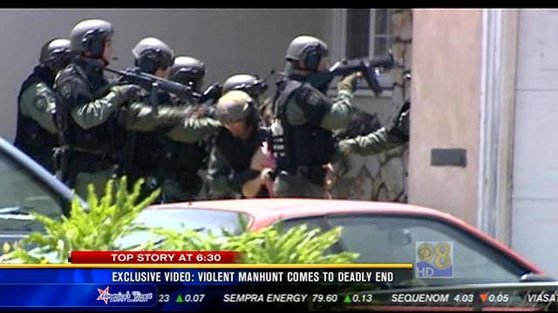 EXCLUSIVE VIDEO: Violent Manhunt Comes To Deadly End | Cbs8.com