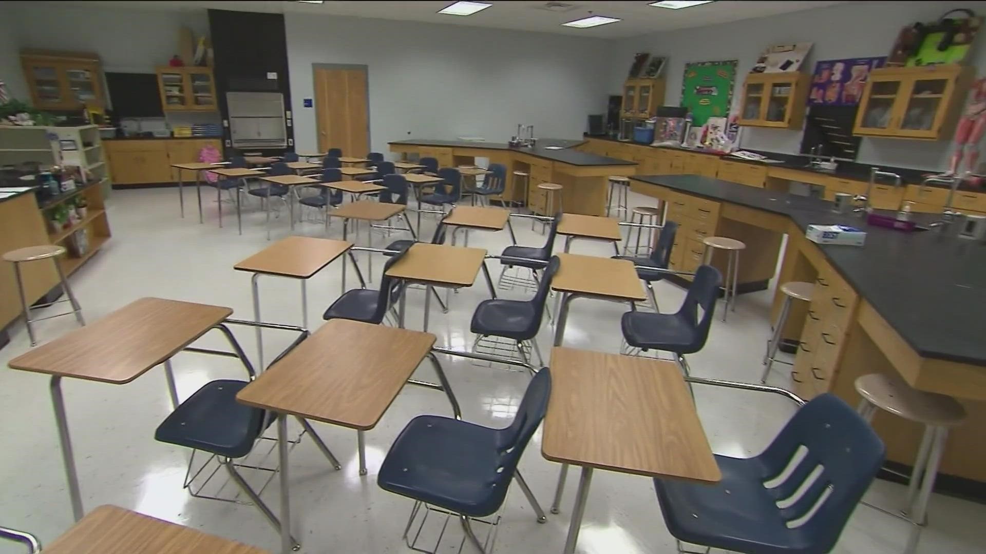 The district says many students have missed so many days they're considered chronically absent.