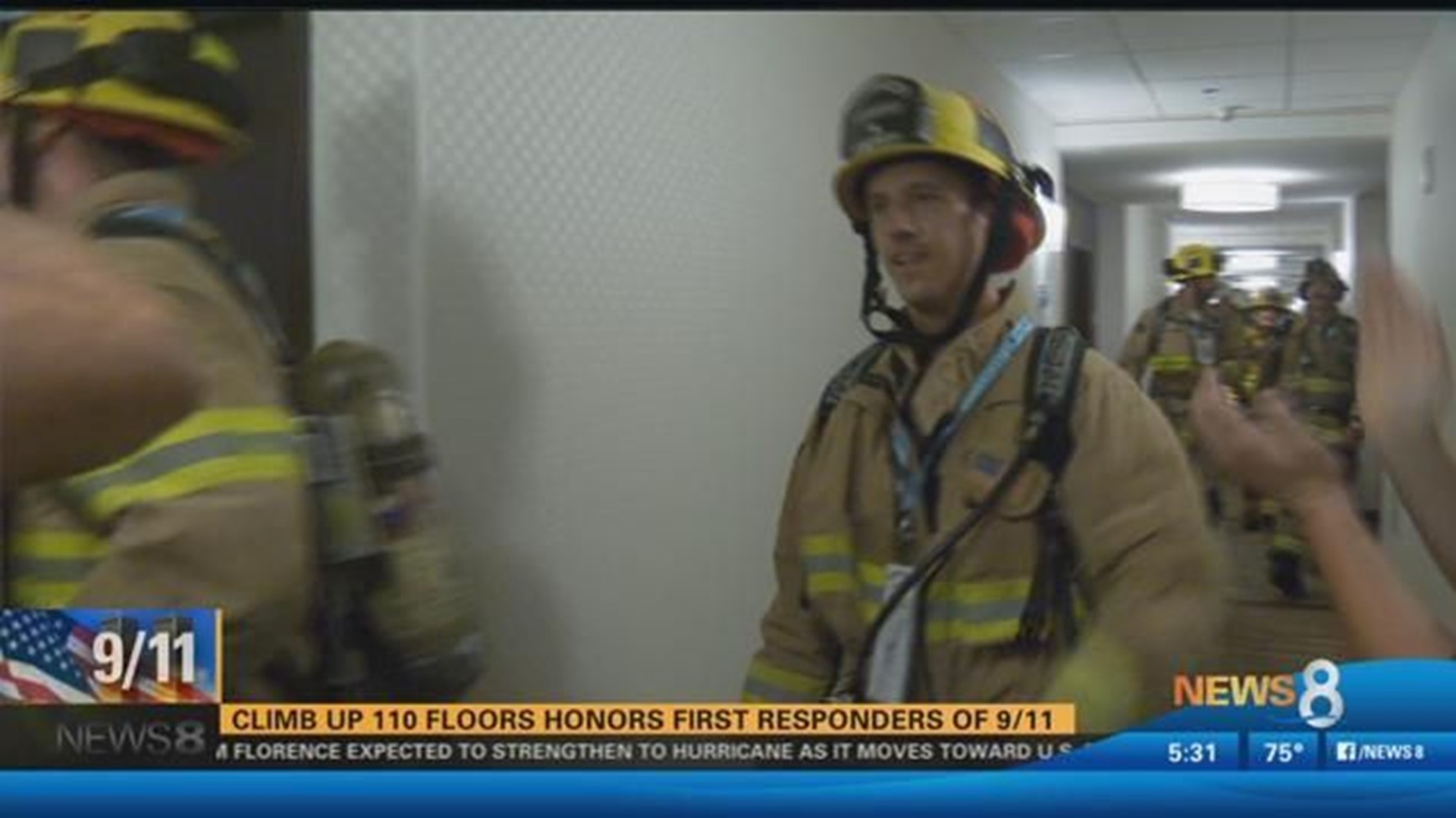 Hundreds climb up 110 floors to honor first responders of 9/11 | cbs8.com