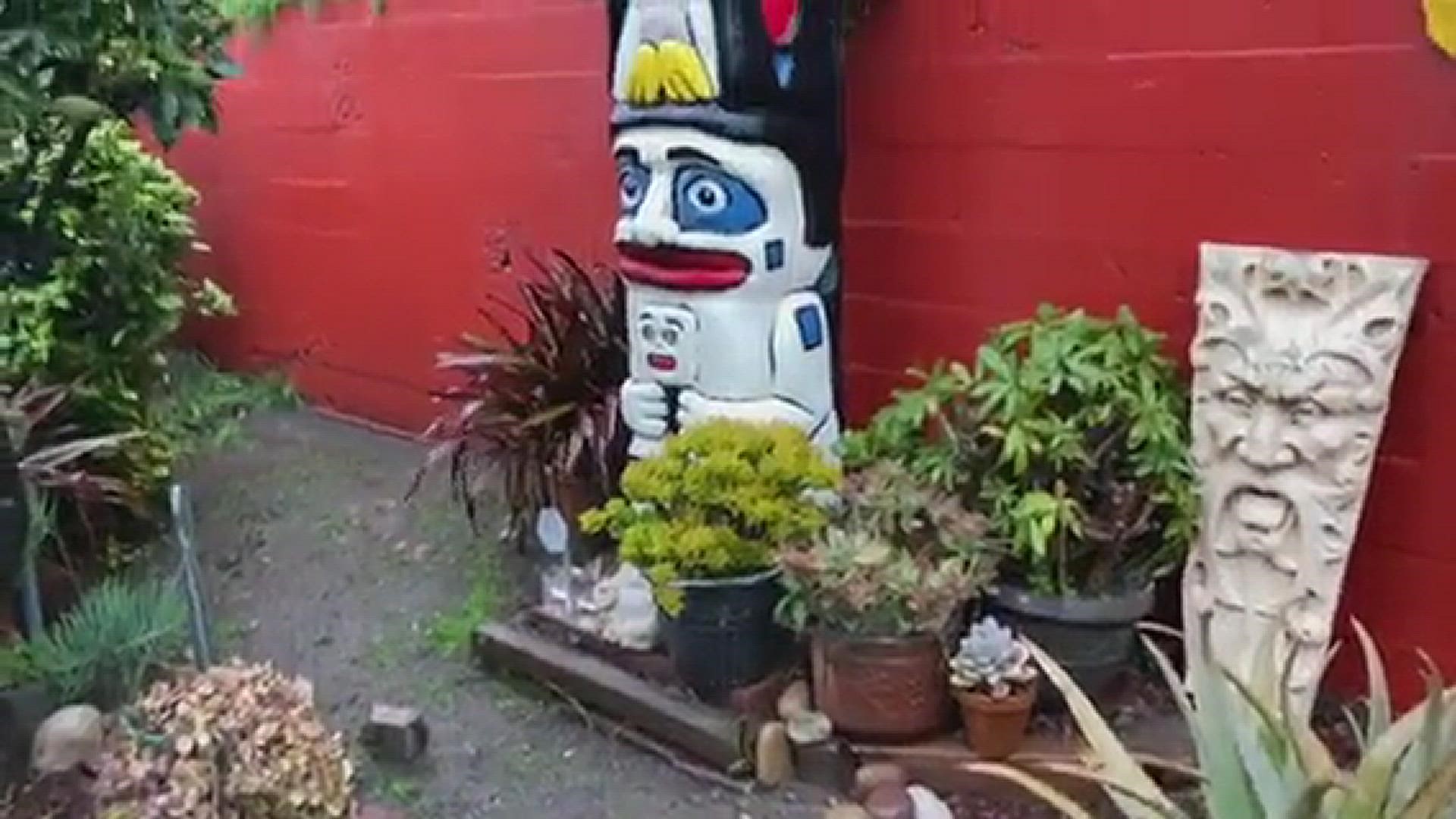we asked our mystical backyard totem for a much needed rainy winter and this is what we got! Thanks Mr. Tote!
Credit: Bob Couey