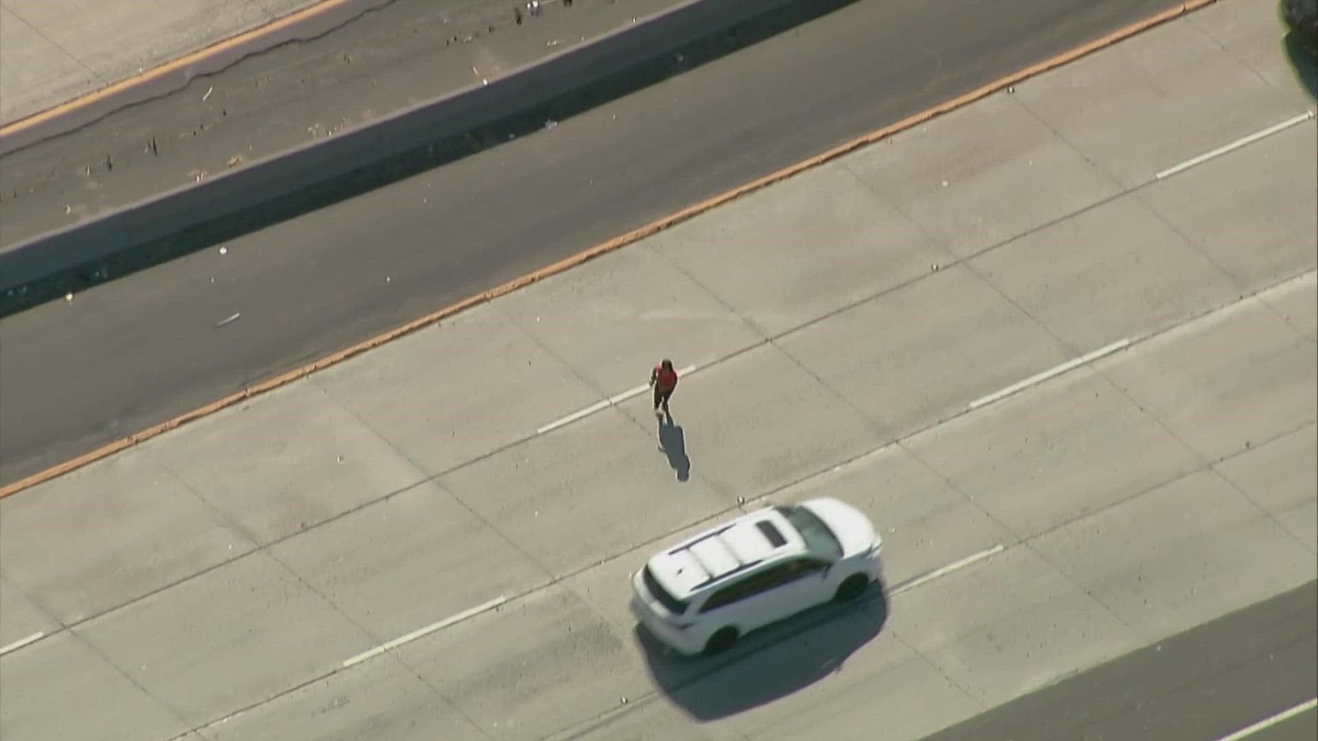 A vehicle pursuit ended on I-15 on Thursday afternoon.