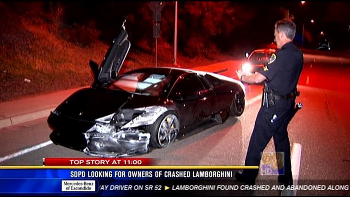 Driver crashes newly purchased $250K Lamborghini in La Jolla 