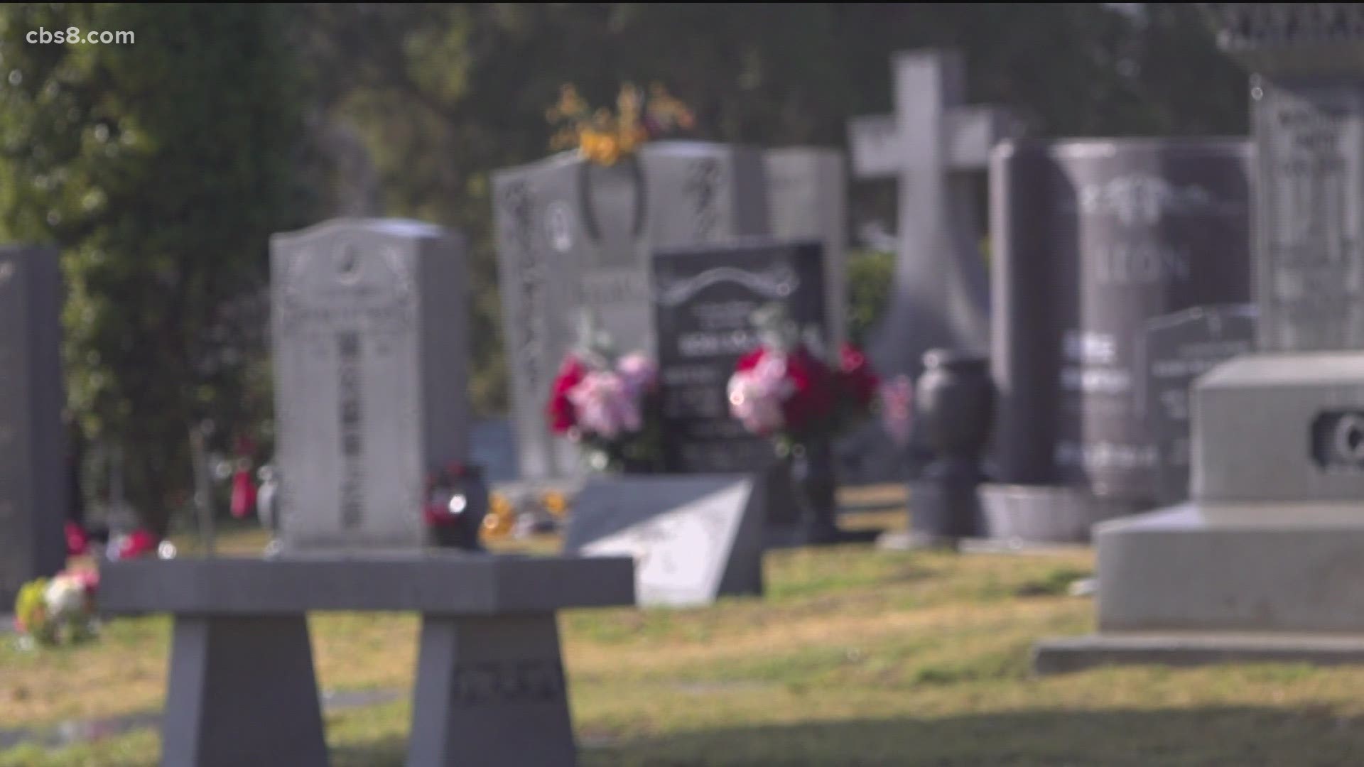 Not only are mortuaries running out of space, but being able to even plan a funeral has been put on hold as well across Southern California.