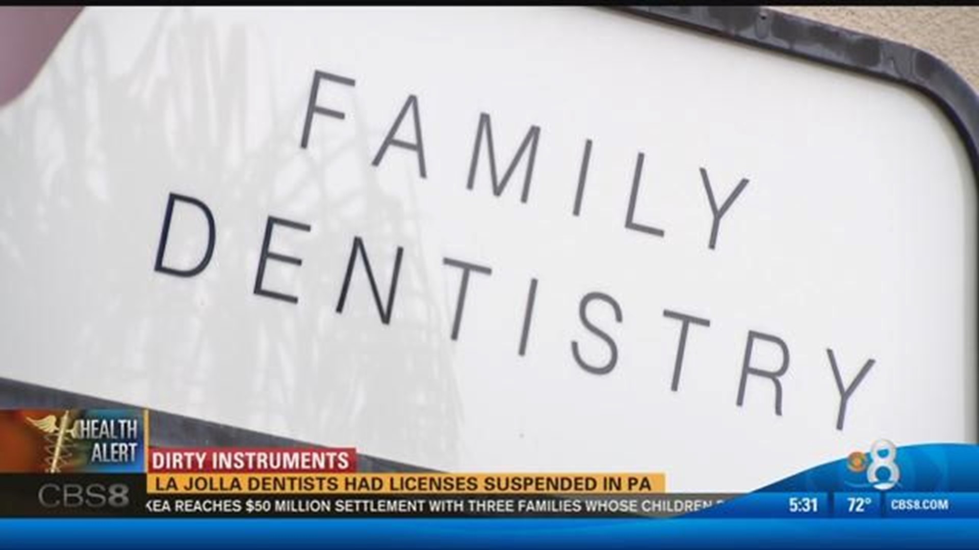 La Jolla dentists' licenses suspended in PA