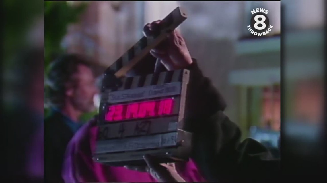 New 8 visits the set of 'Silk Stalkings' by Stu Segall Productions in