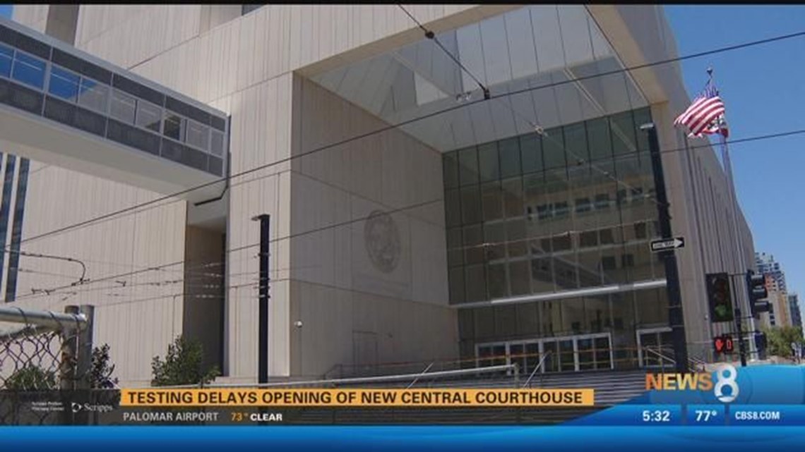 Testing Delays Opening Of New Central Courthouse 