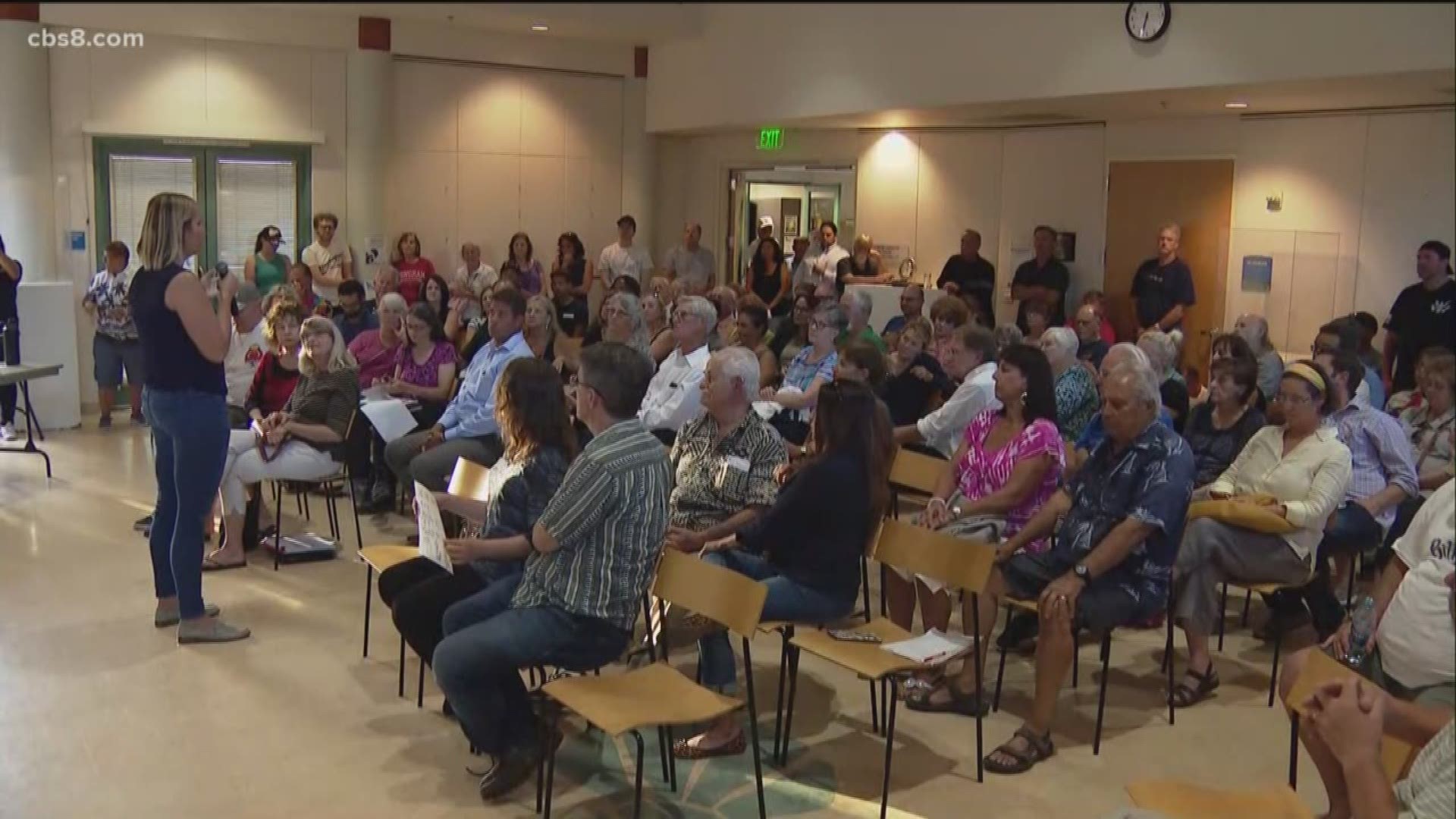 Point Loma residents fighting to save a piece of open space from development are claiming victory after dozens of them voiced their concerns at a meeting of the Peninsula Community Planning Board Wednesday night.