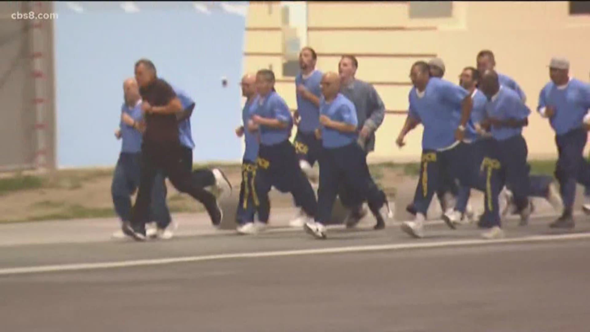 Members of the Skid Row Running Club were featured in a new documentary, which was premiered for inmates at Donovan Correctional Facility.