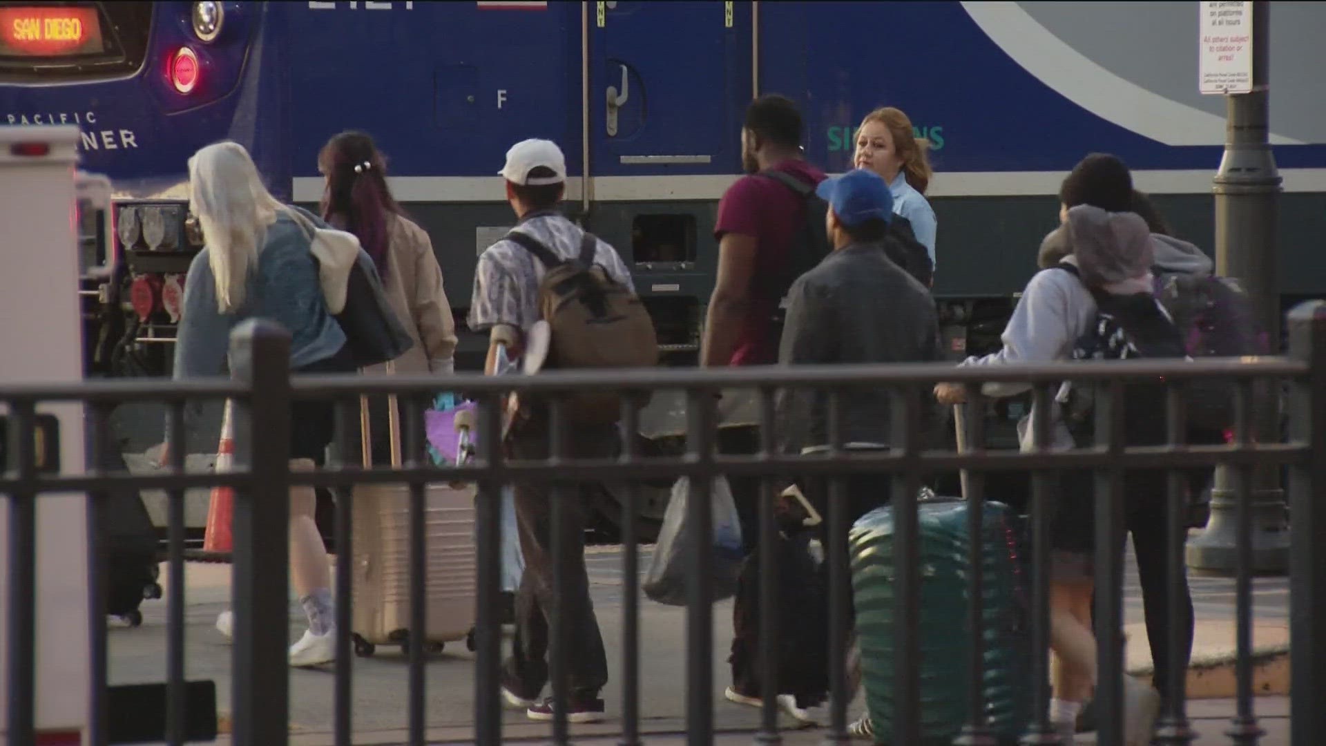 Airport officials are expecting as many as 84,000 passengers to pass through San Diego international every day during this busy thanksgiving travel week.