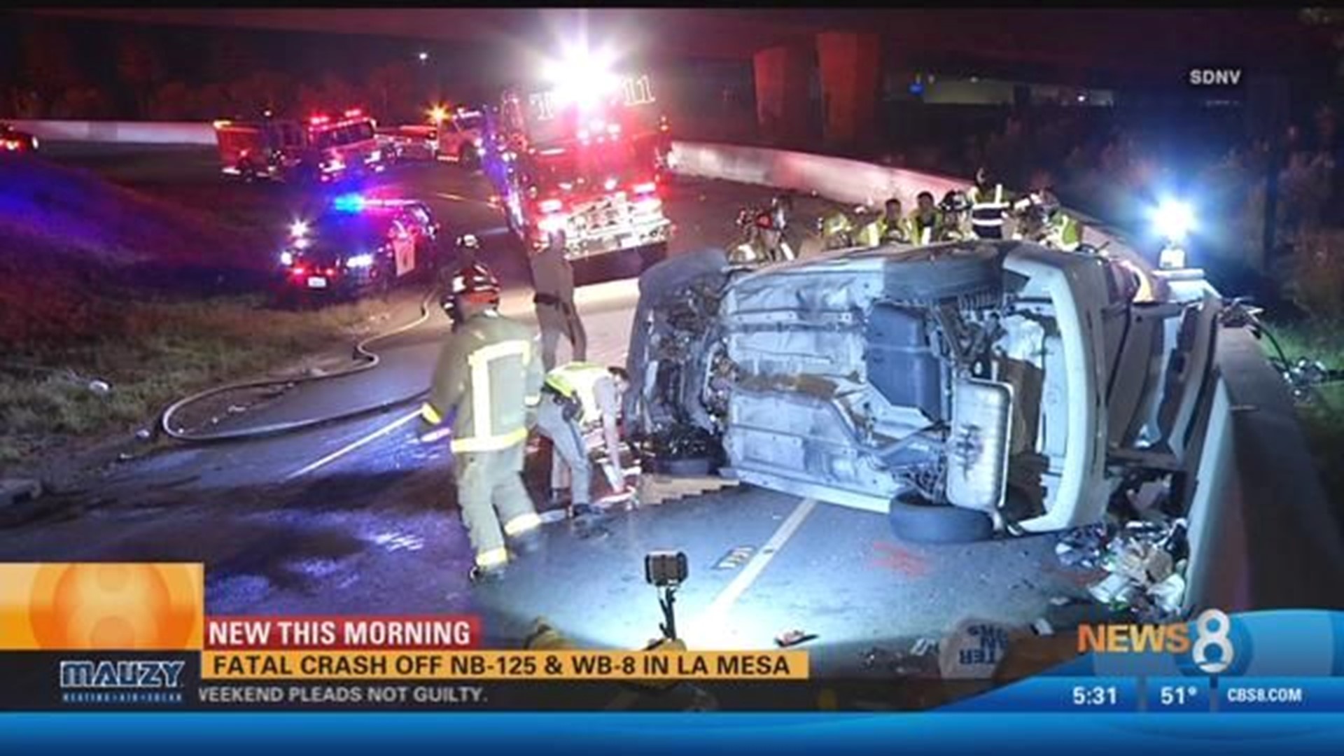 Fatal Crash Off NB-125 In La Mesa | Cbs8.com