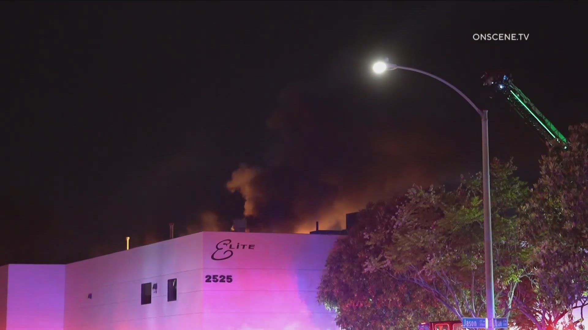 A fire that broke out Tuesday night at a metal plating business released hazardous chemicals and fumes into the atmosphere.