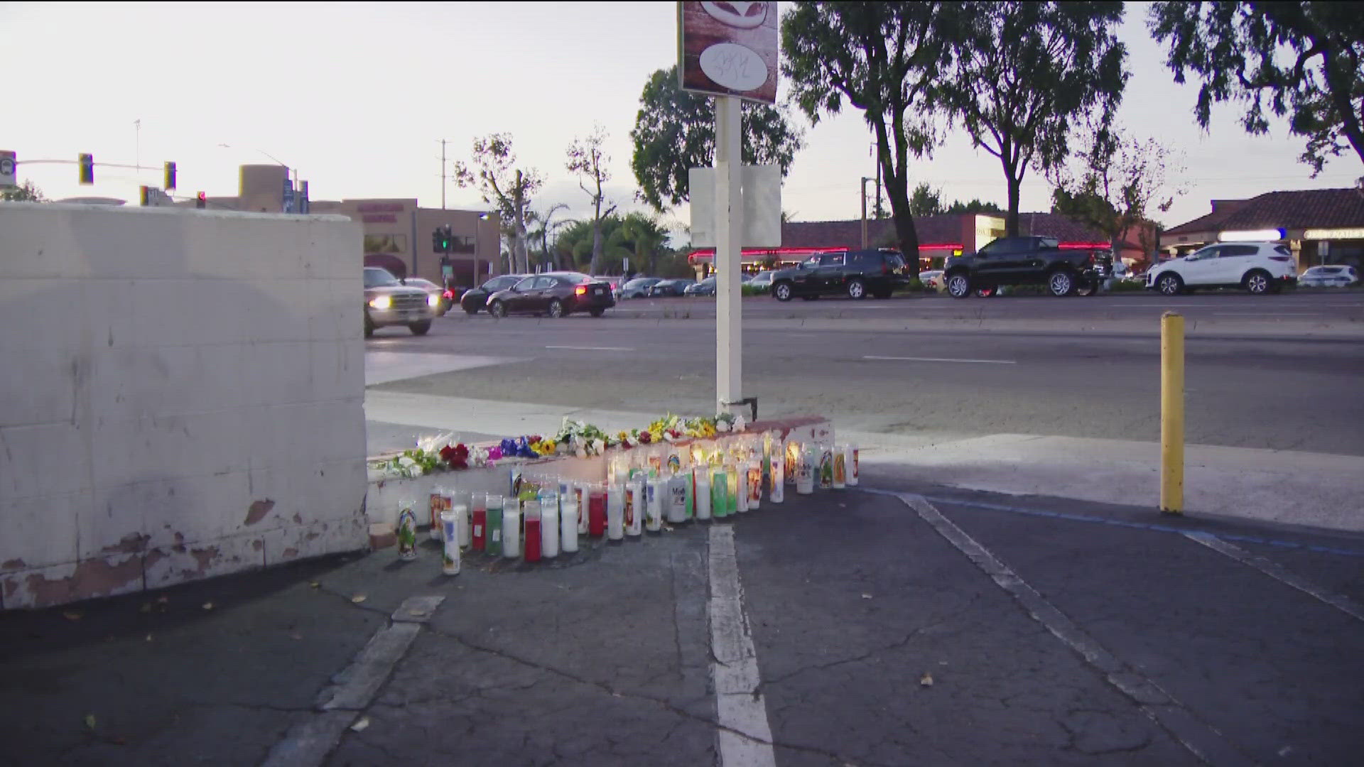 There are growing memorials for Officer Austin Machitar and the teenage driver at the crash site.