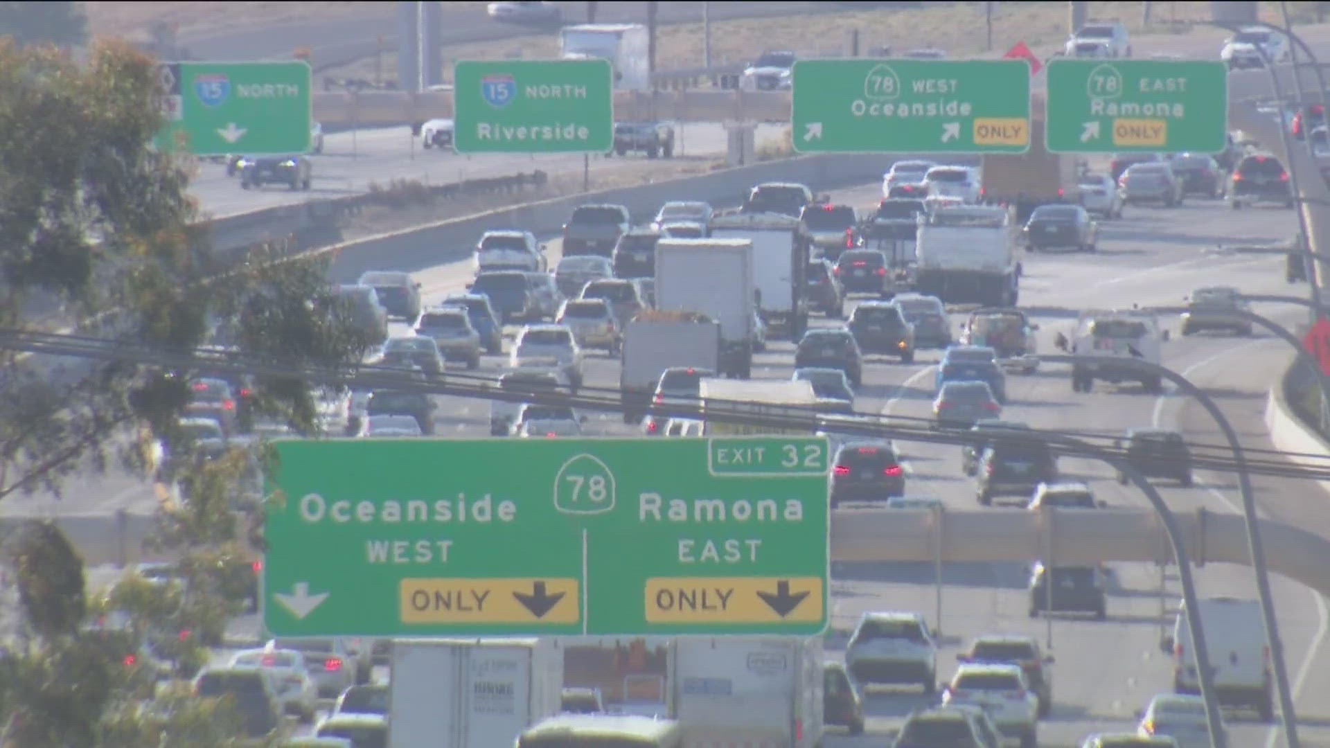 Local drivers express frustration with current traffic congestion at the Interstate 15 State Route 78 interchange.
