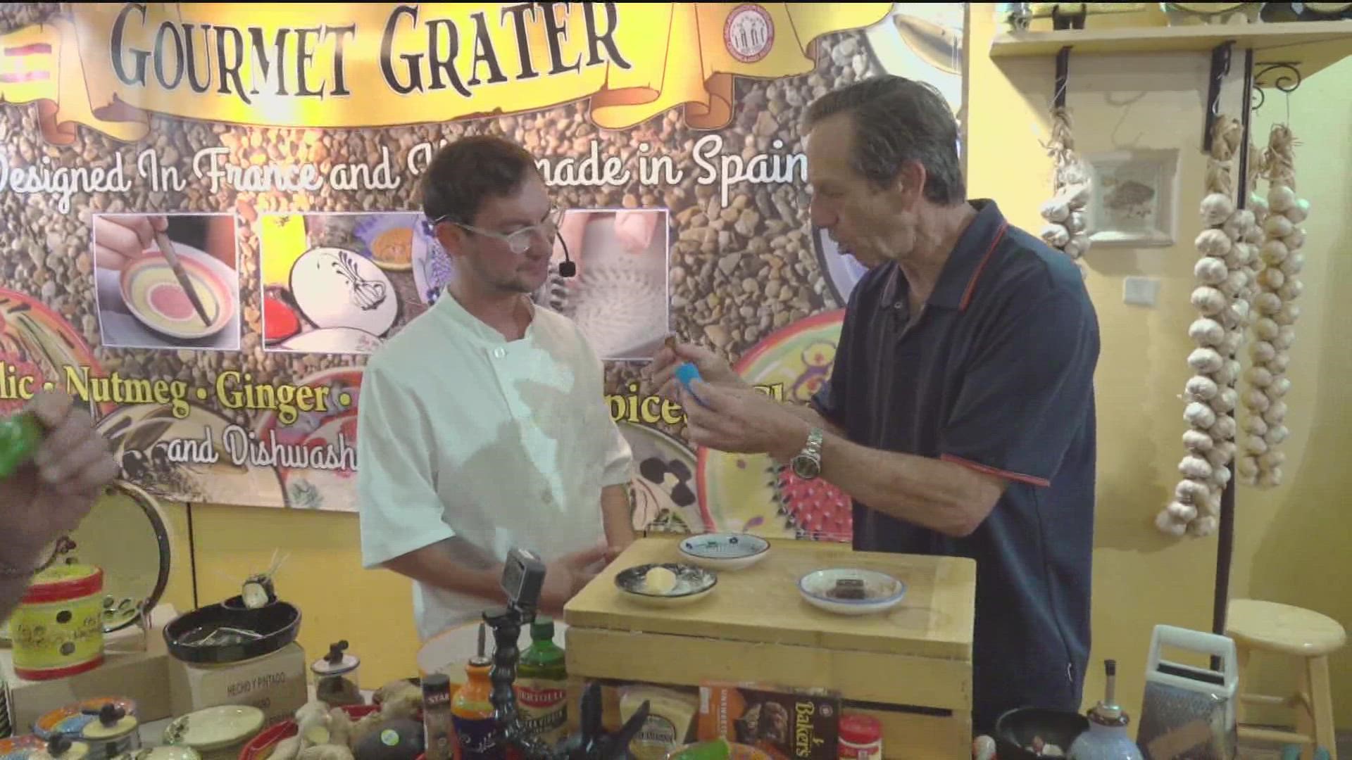 CBS 8's Shawn Styles checks out the latest kitchen gadgets at the San Diego County Fair