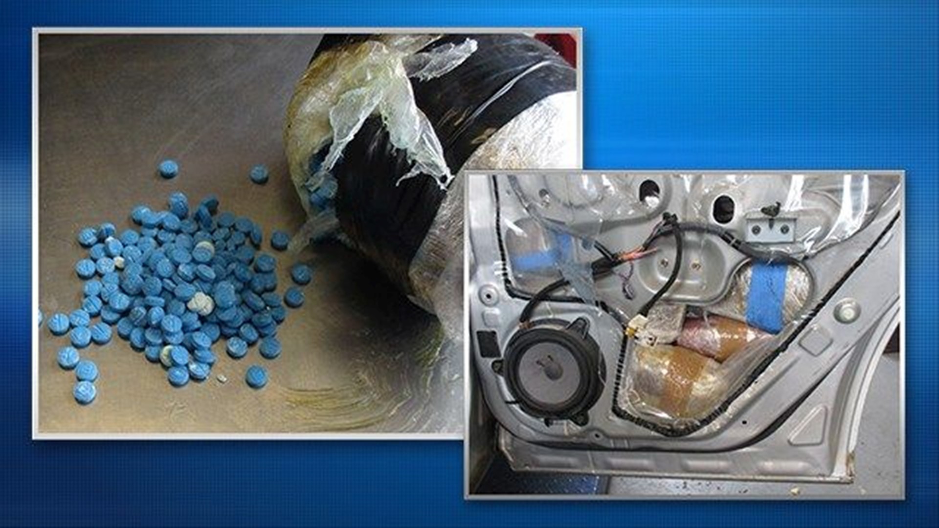 Largest fentanyl pill stash seized at U.S.-Mexico border crossing ...