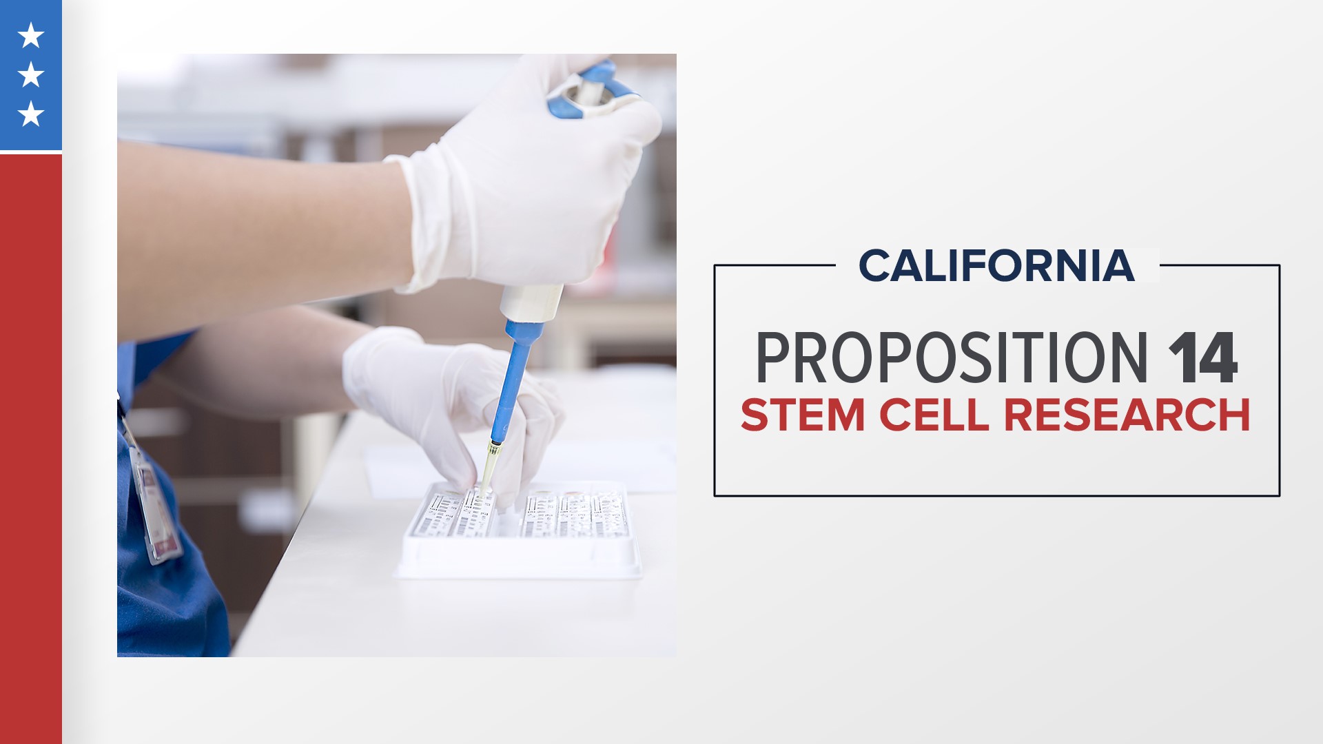 Proposition 14 is on the ballot to continue funding stem cell research by borrowing up to $5.5 billion through bonds.