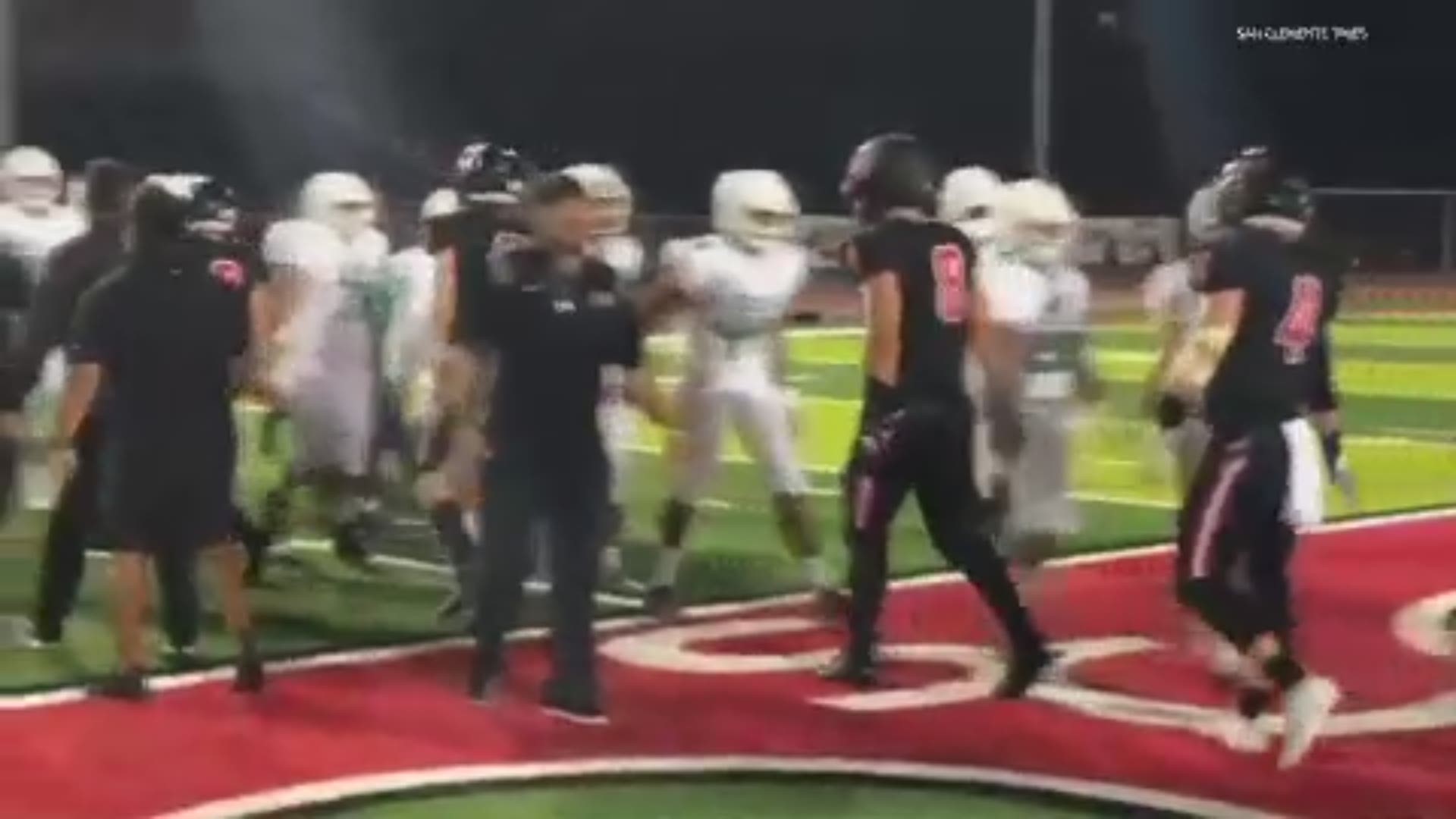 Multiple parents and students from Lincoln High School say they were targeted with numerous racial slurs during Friday night's away football game at San Clemente.