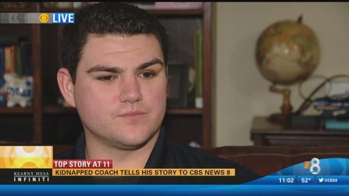 Kidnapped coach tells his story to CBS News 8