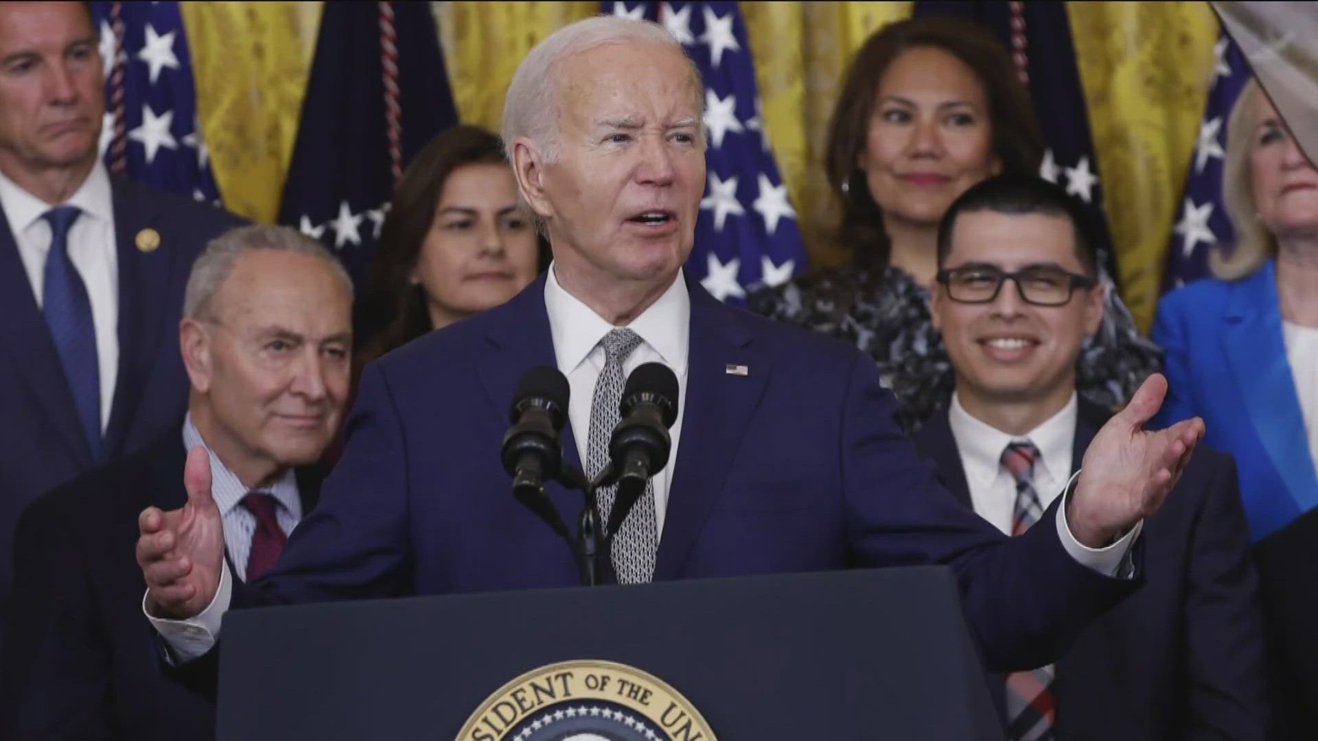 San Diego County elected officials were weighing in Sunday on President Joe Biden's announcement that he's withdrawing from the 2024 presidential campaign.
