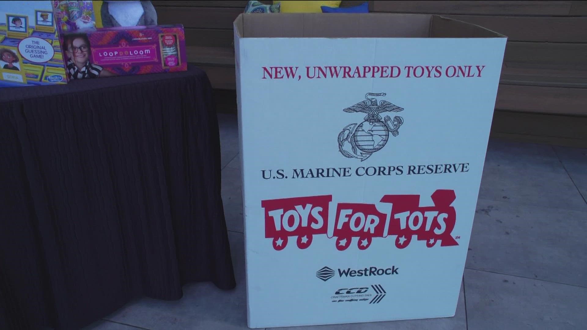 The 9th annual San Diego Toys for Tots event on Sunday Nov. 20, 2022 at the Del Mar Racetrack. Visit: sandiegotoysfortotsevent.com