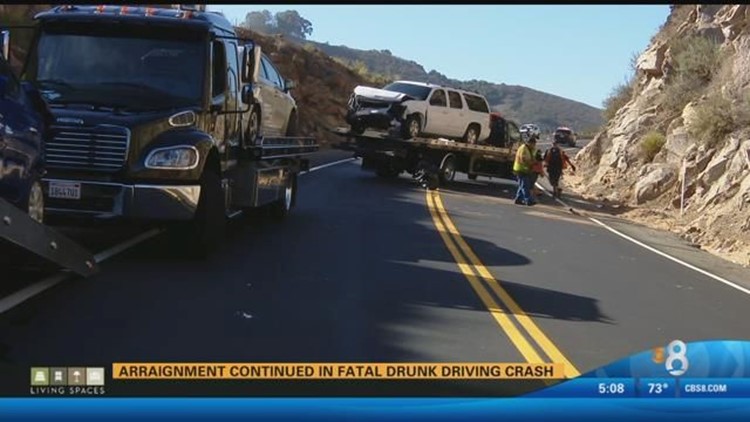 Deadly DUI crash suspect appears in court | cbs8.com