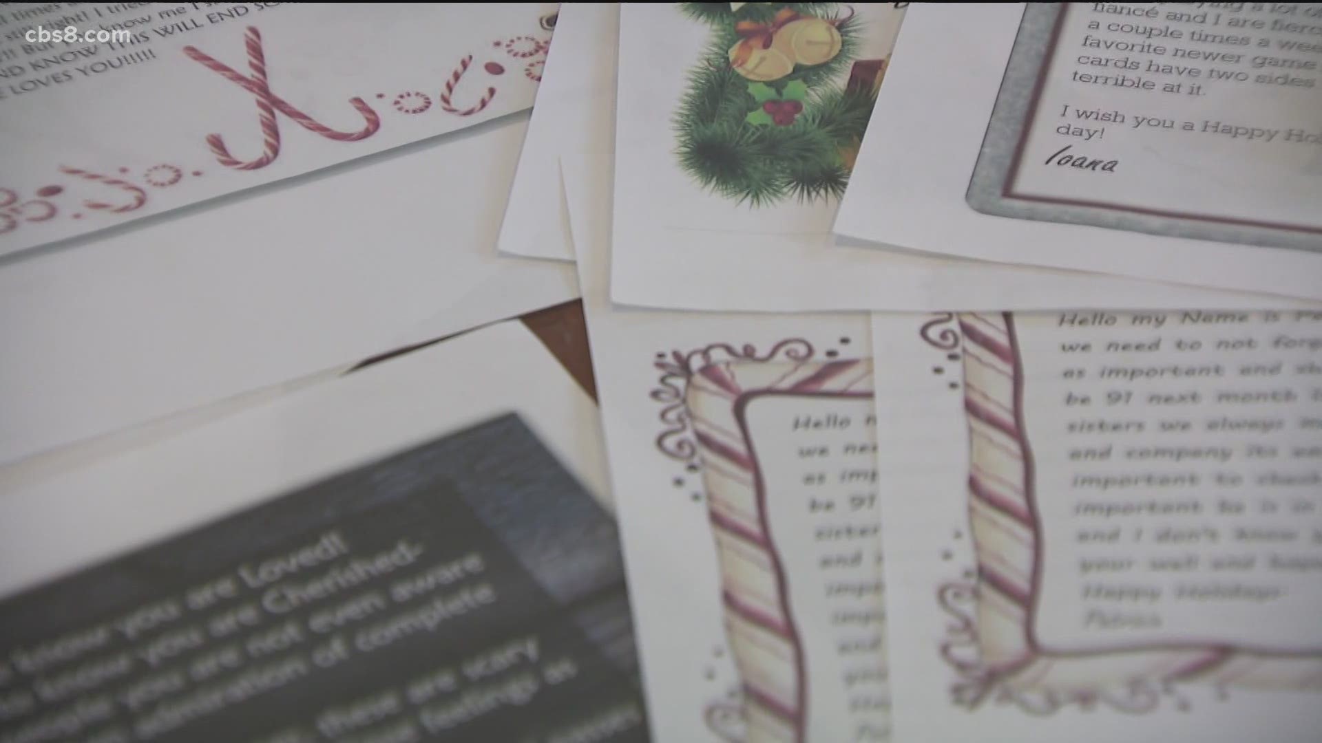 Thanks to the efforts of our News 8 audience, over 100 letters were delivered to seniors in San Diego communities.