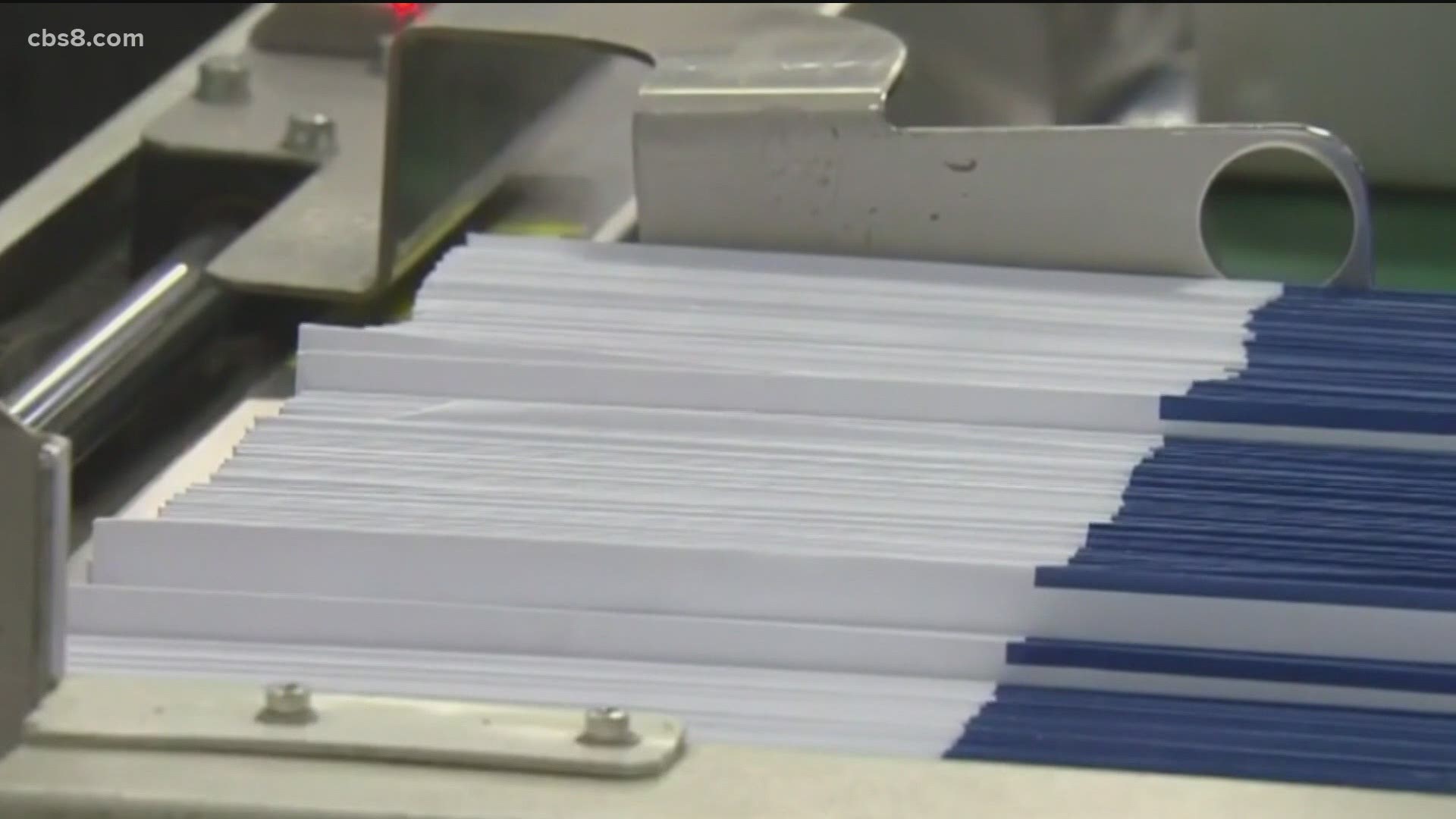 1.9 million mail-in ballots will be sent out to registered voters in San Diego.