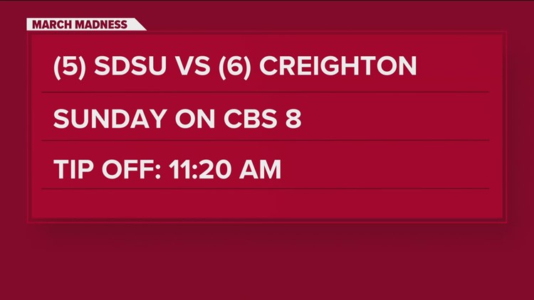 SDSU vs Creighton: How to watch Sunday's NCAA Tournament basketball game