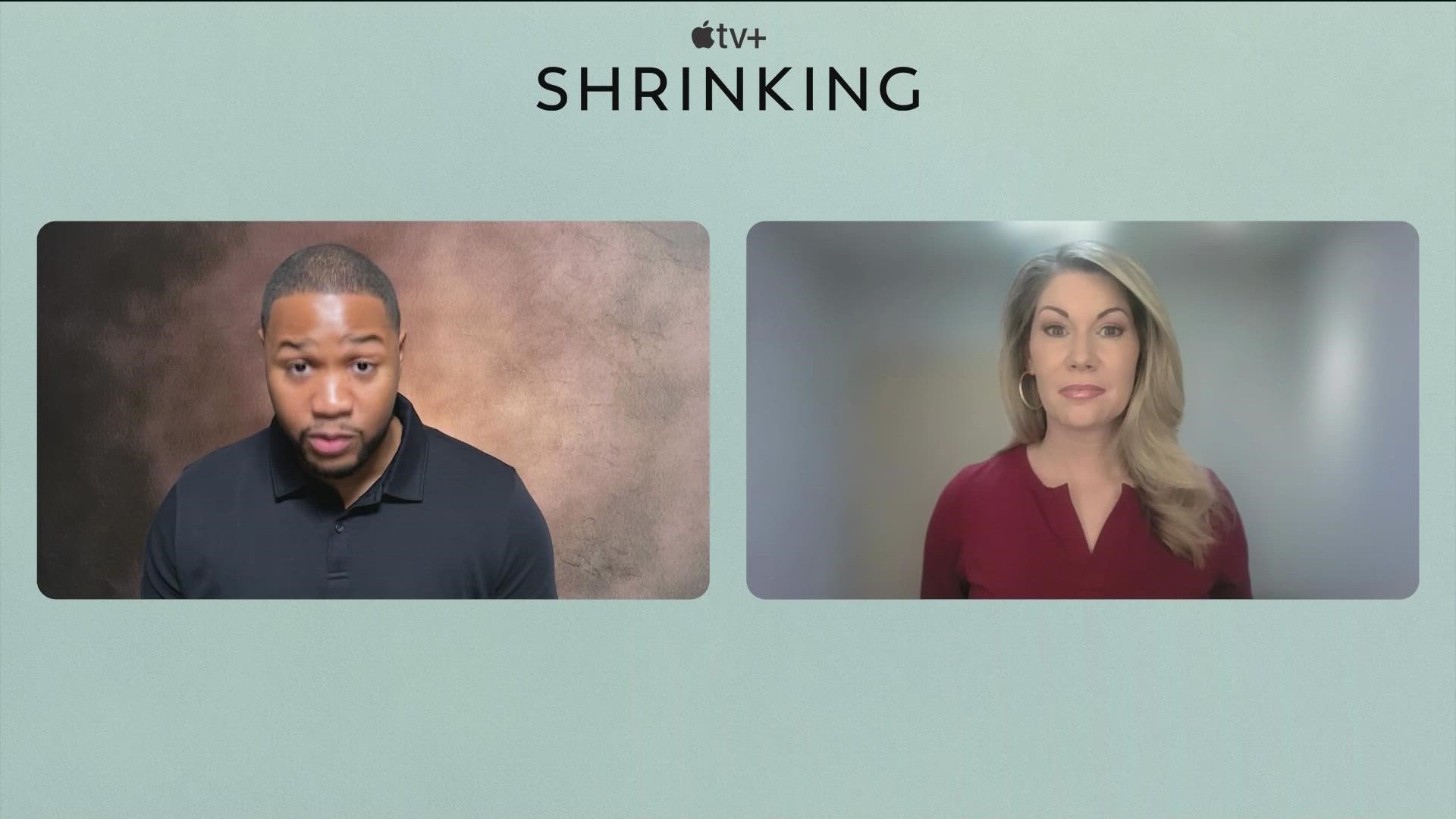 Heather Myers chats with new Apple TV show 'Shrinking' star Luke Tennie.