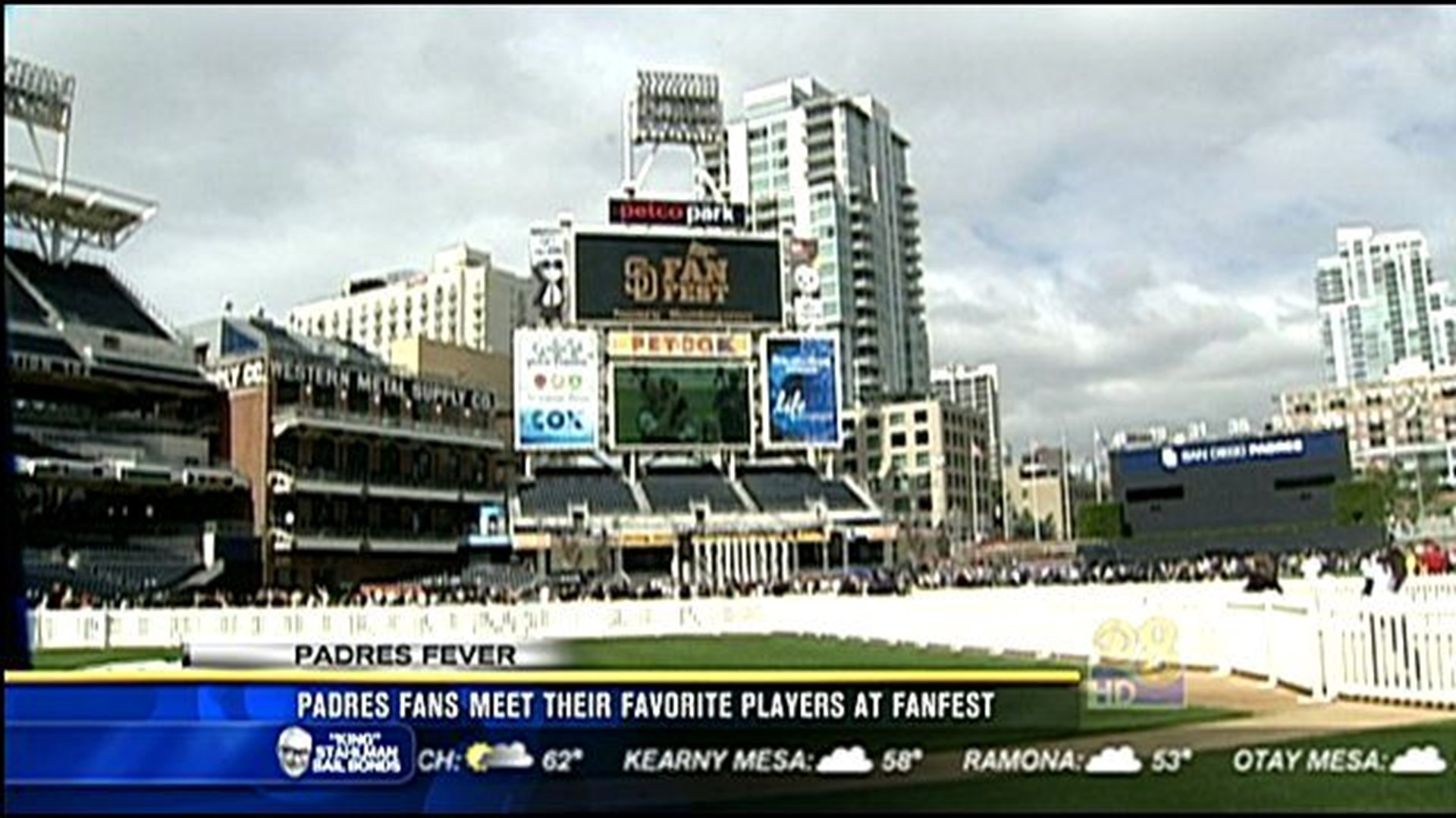 San Diego Padres FanFest underway at Petco Park