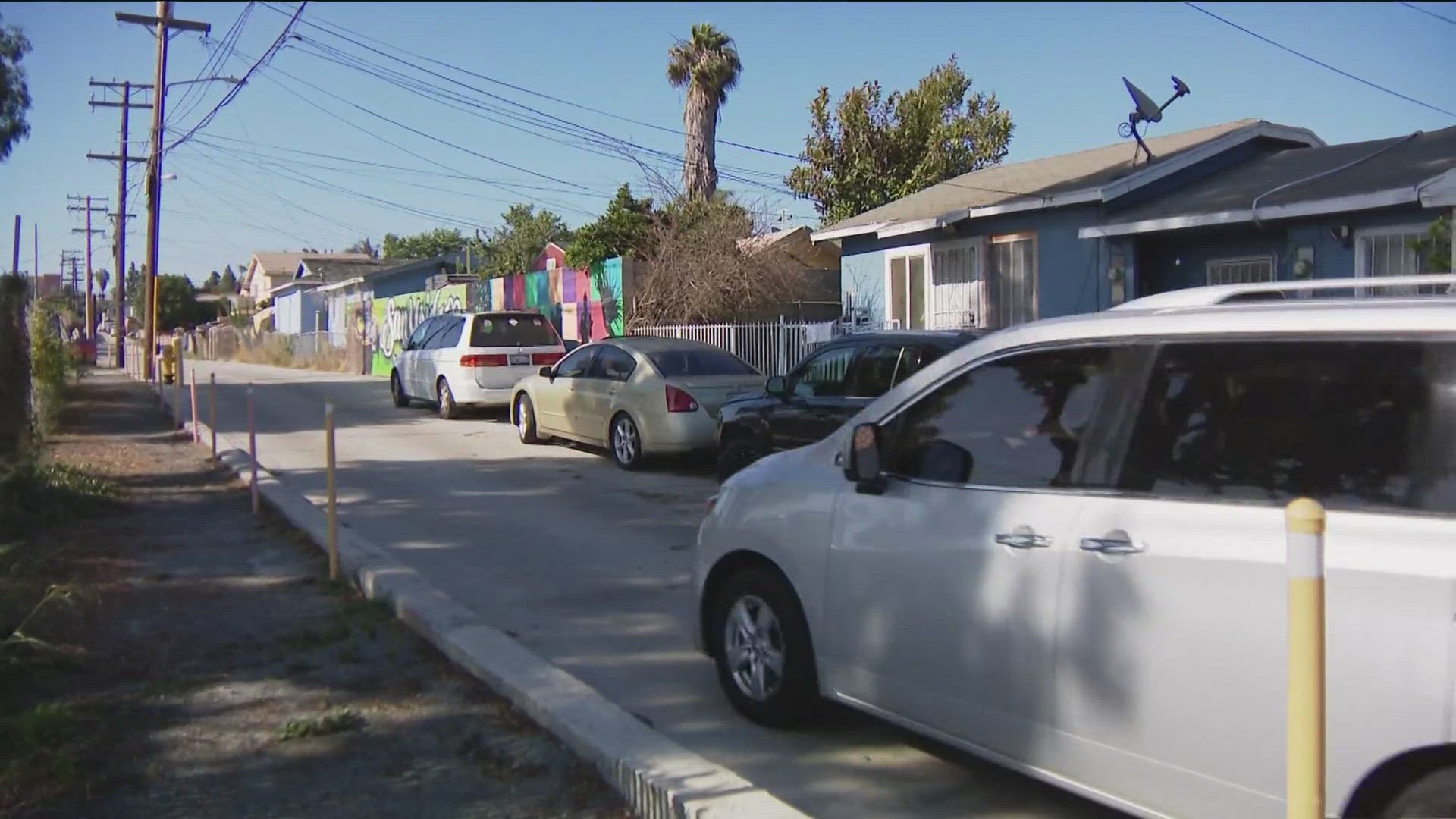 Residents have said for years the narrow alley along Cypress Drive is dangerous for pedestrians and cars squeezing their way through.