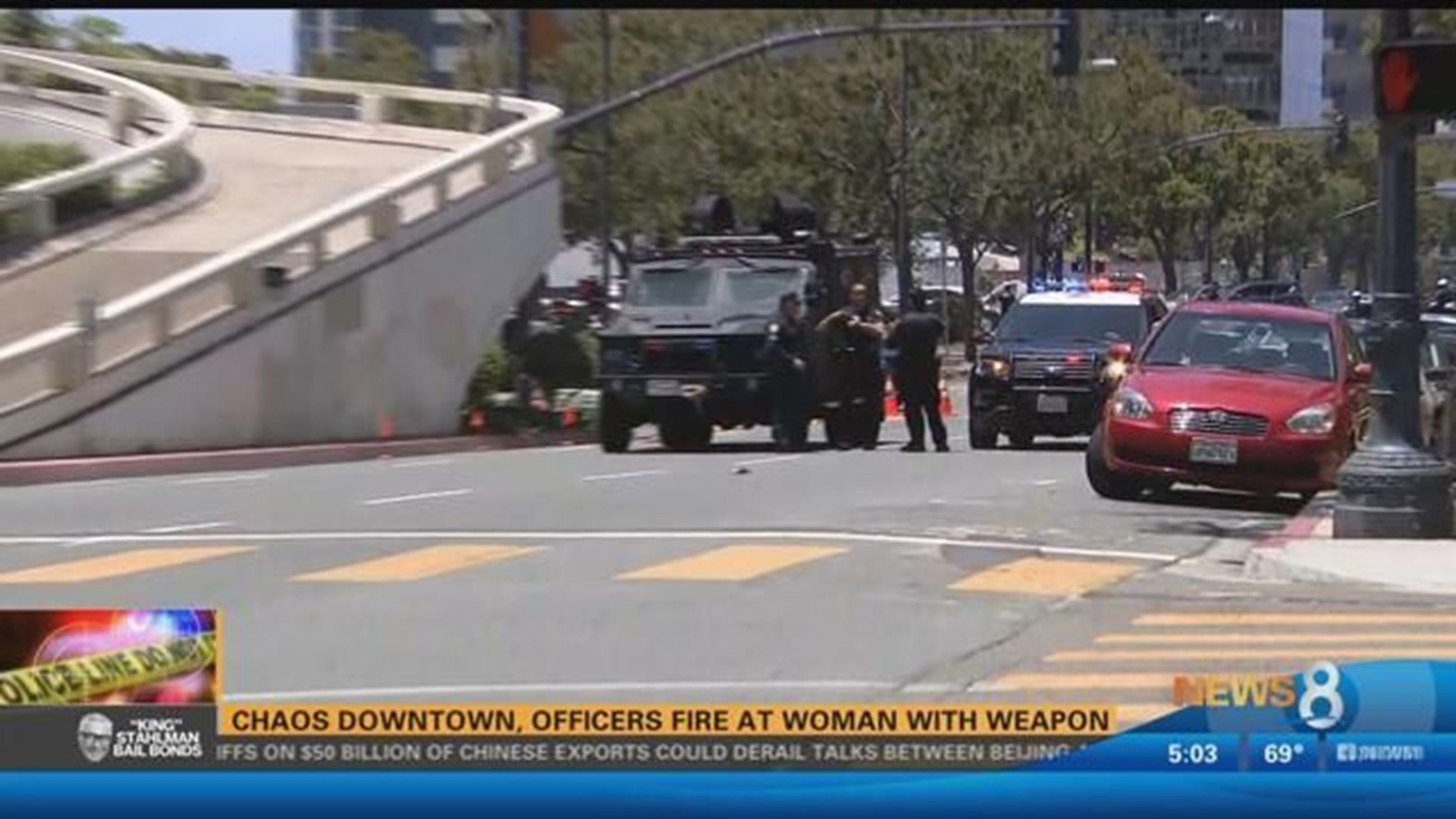 Suspect in custody after shooting incident in downtown San Diego