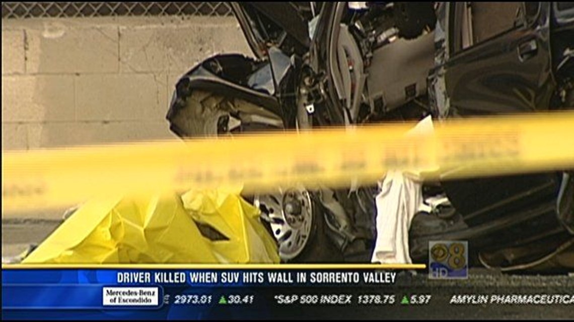 1 dead after SUV crash in Sorrento Valley