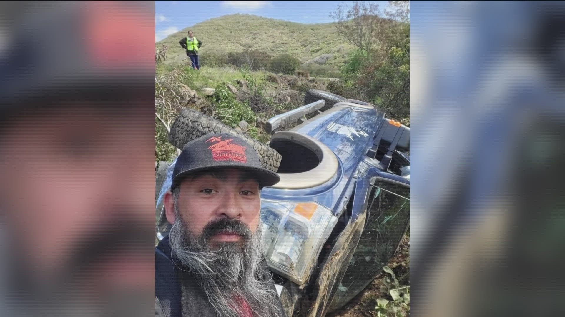 Uriel Lopez was driving towards oncoming traffic, before going down a curve, flipping over, and landing on the driver’s side in an embankment.