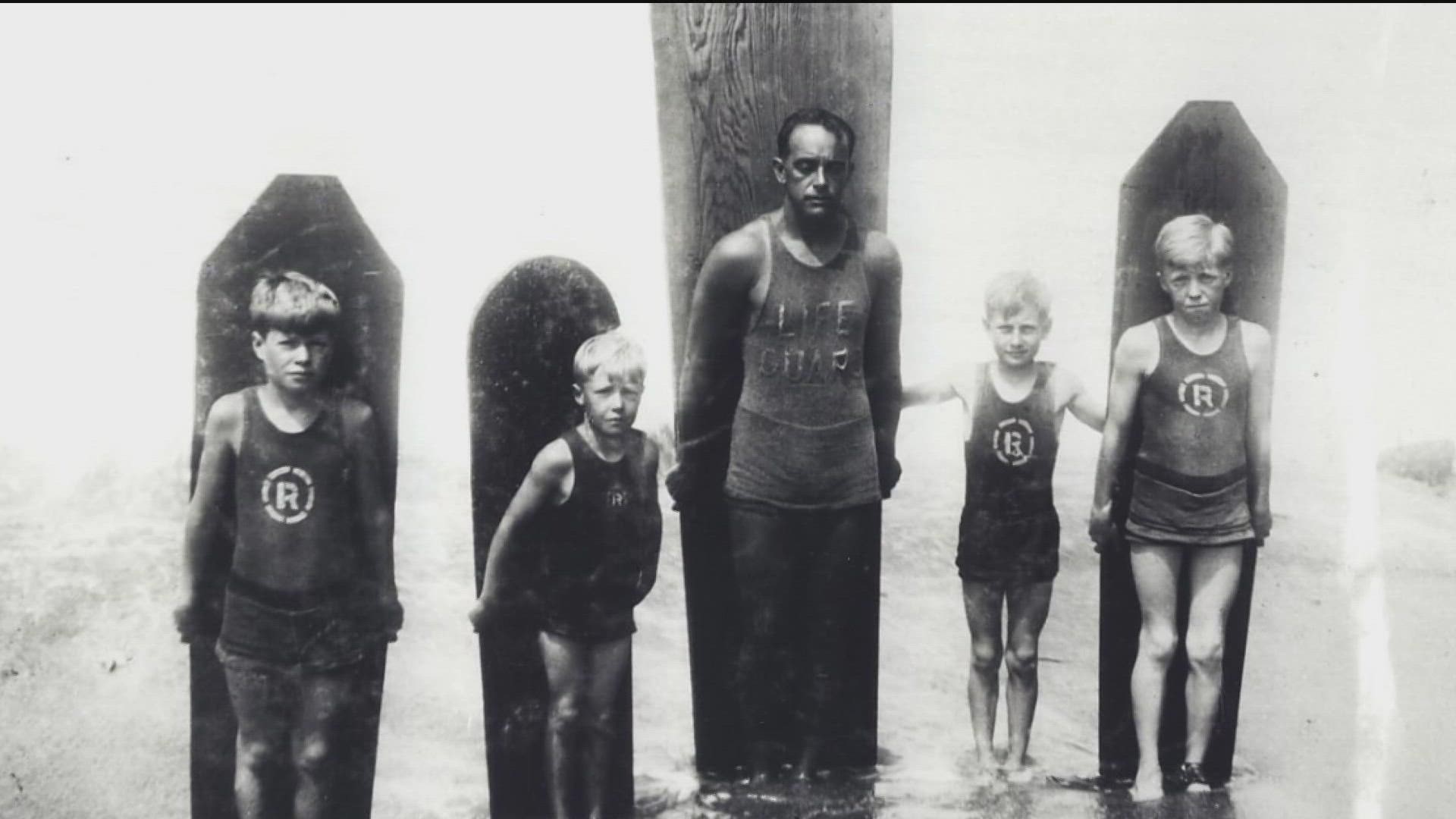 Freeth taught surfing to lifeguards and others beginning in 1907