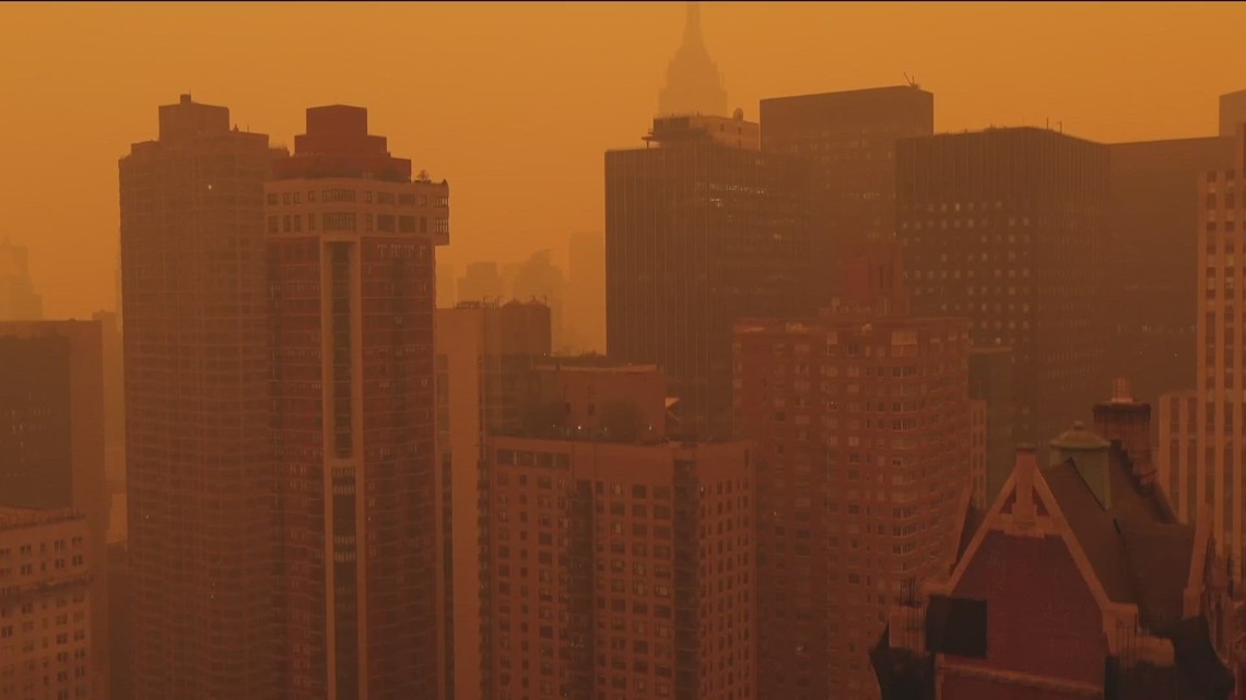 San Diegans living in New York react to air quality issues - Vimarsana News